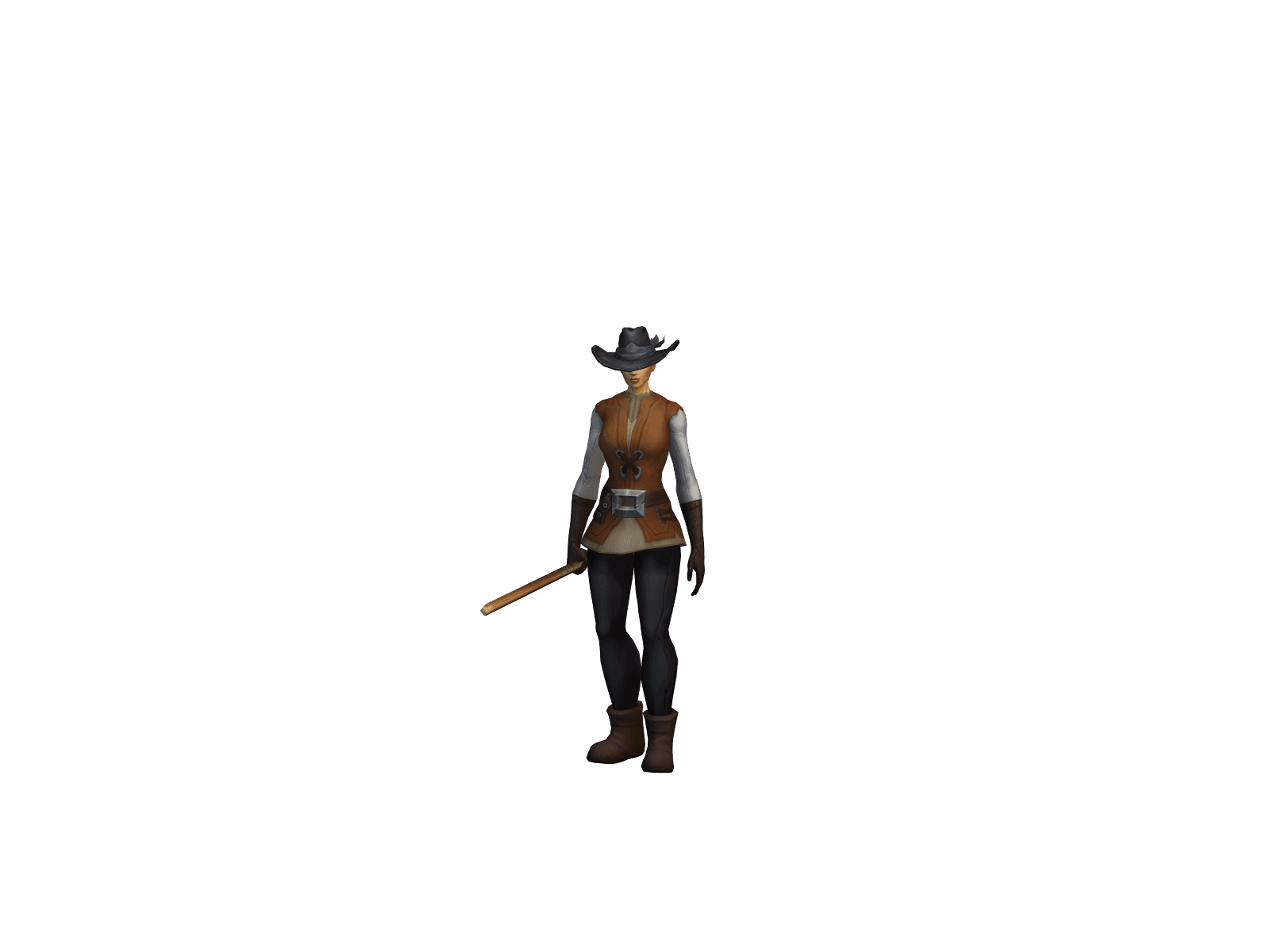 Full character render of Lesxy