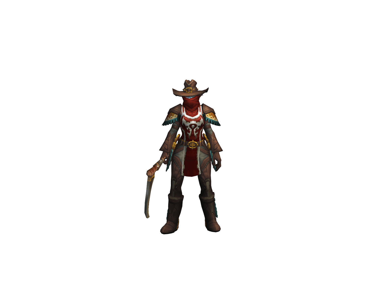 Full character render of Tiki