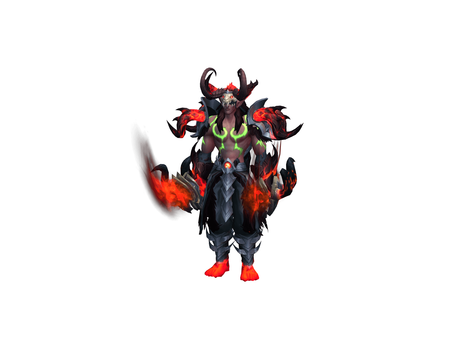 Full character render of Illidãn