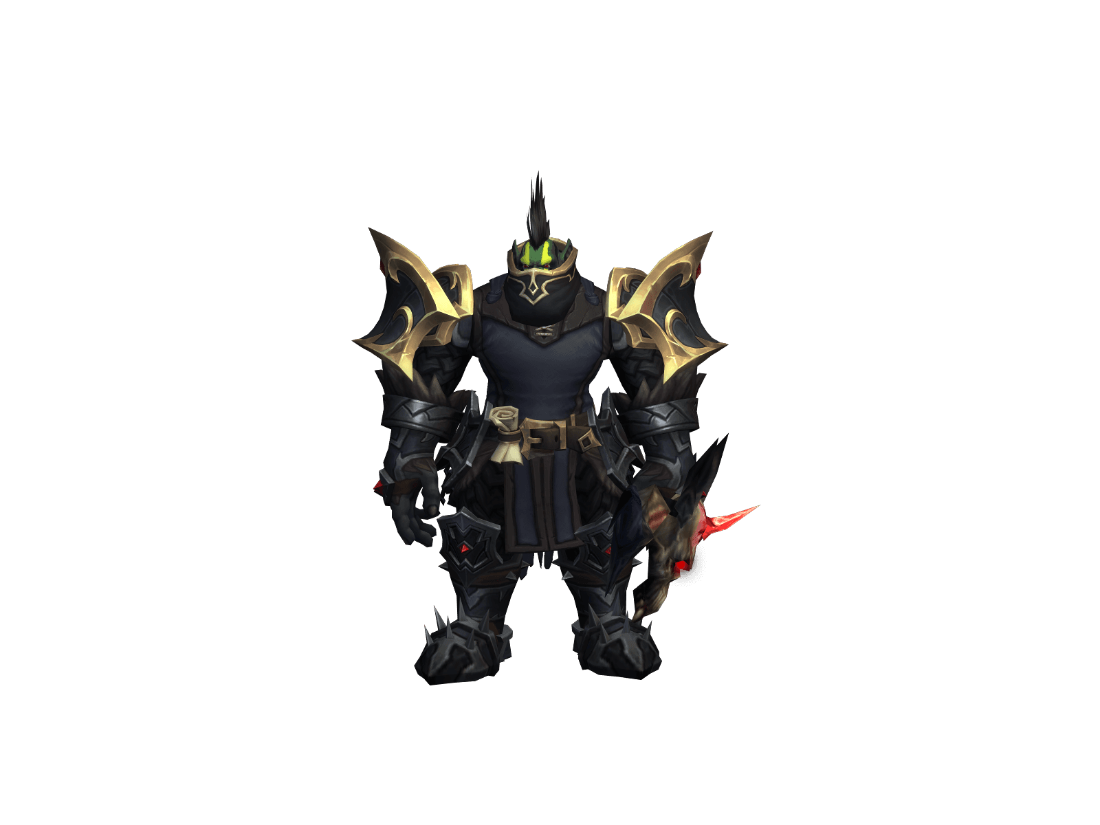 Full character render of Crów
