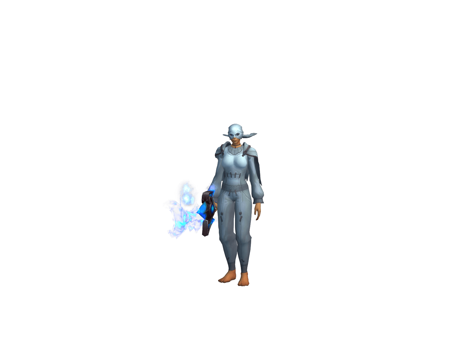 Full character render of Parcell