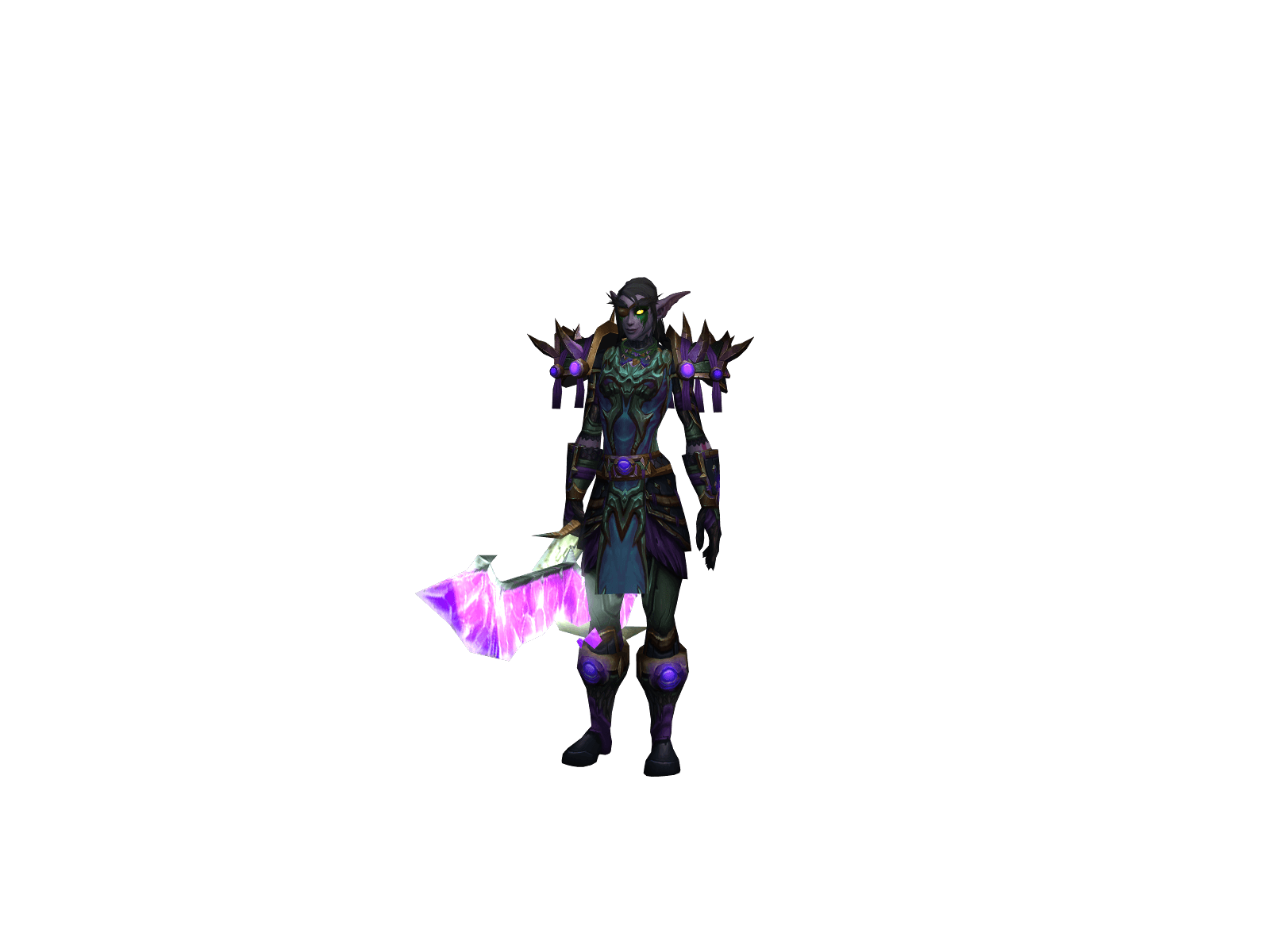 Full character render of Nuagebleu
