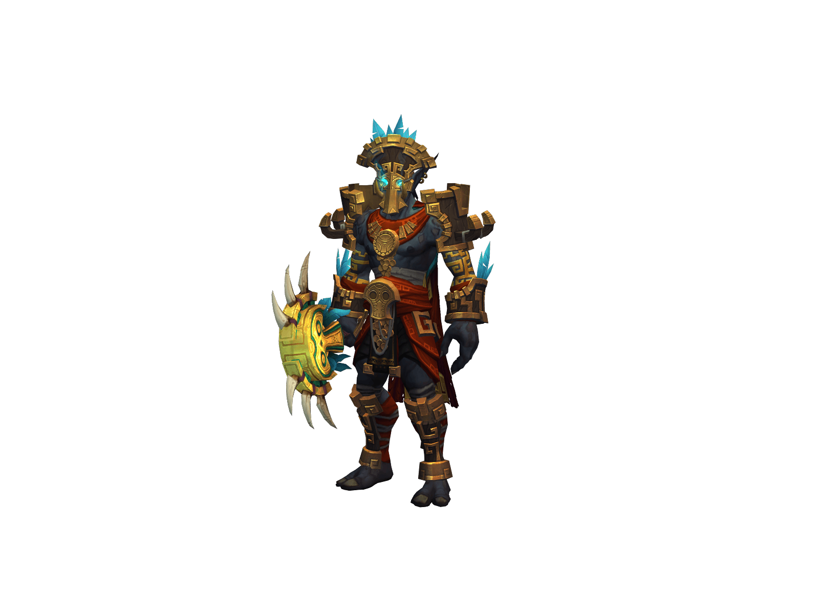 Full character render of Flách