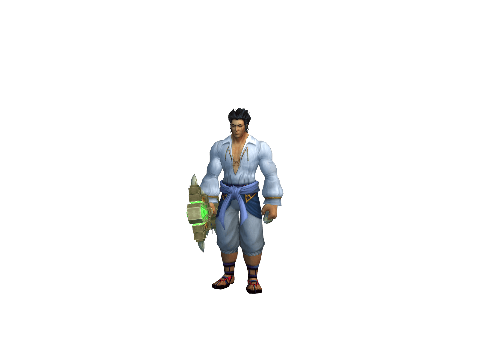Full character render of Monkéydluffy