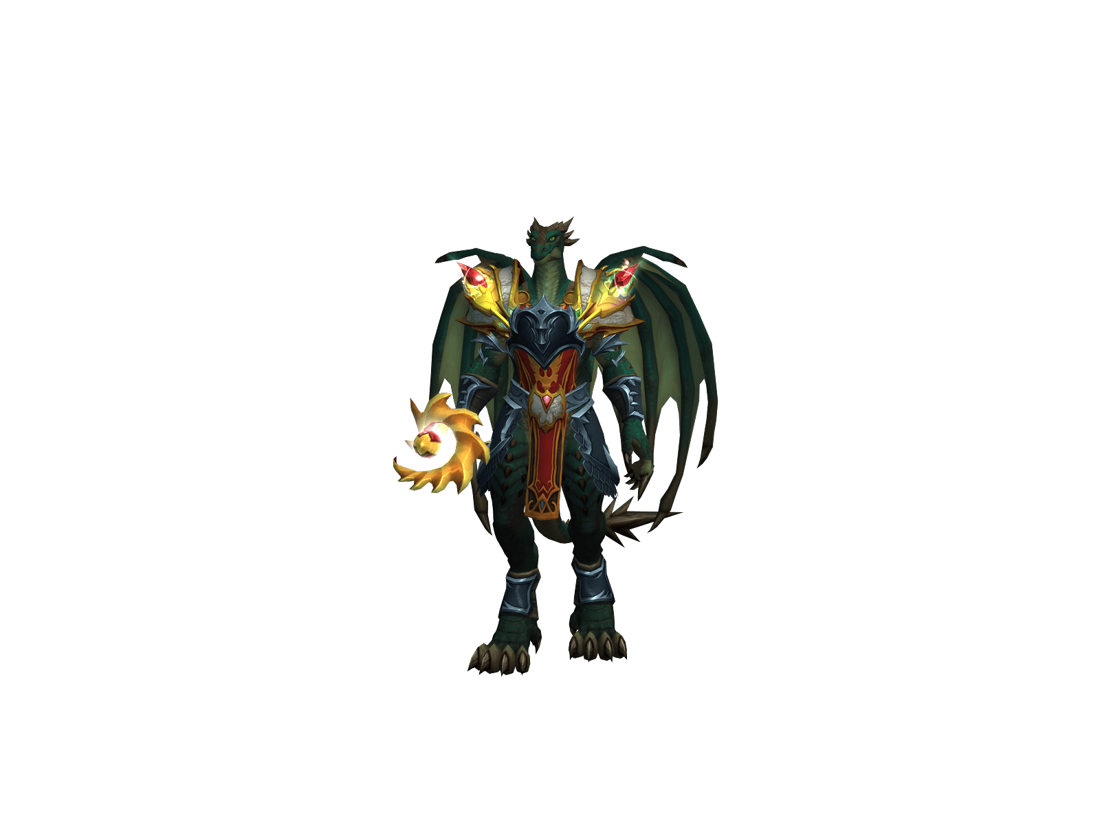 Full character render of Dracarnal