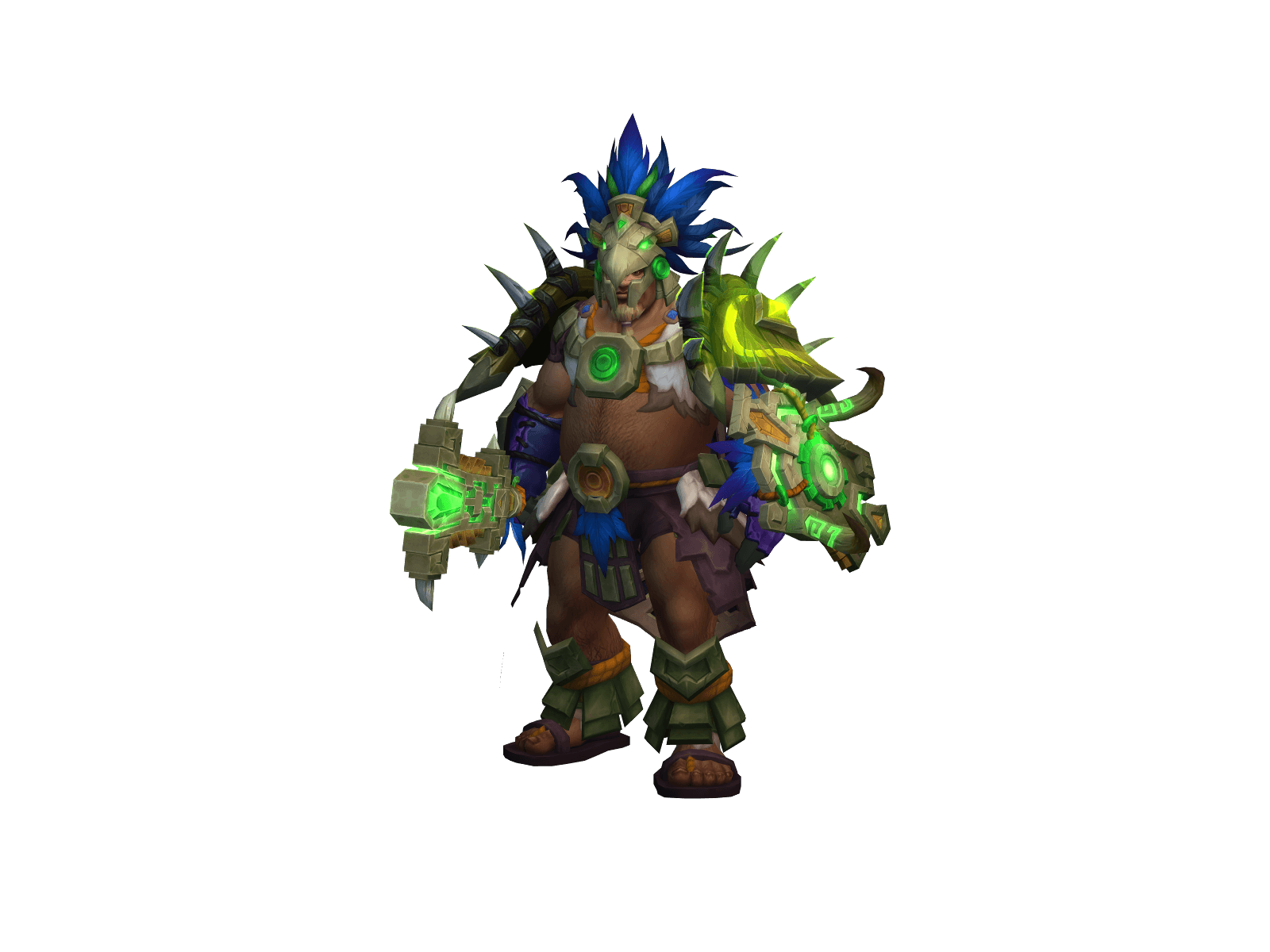 Full character render of Whitemônster