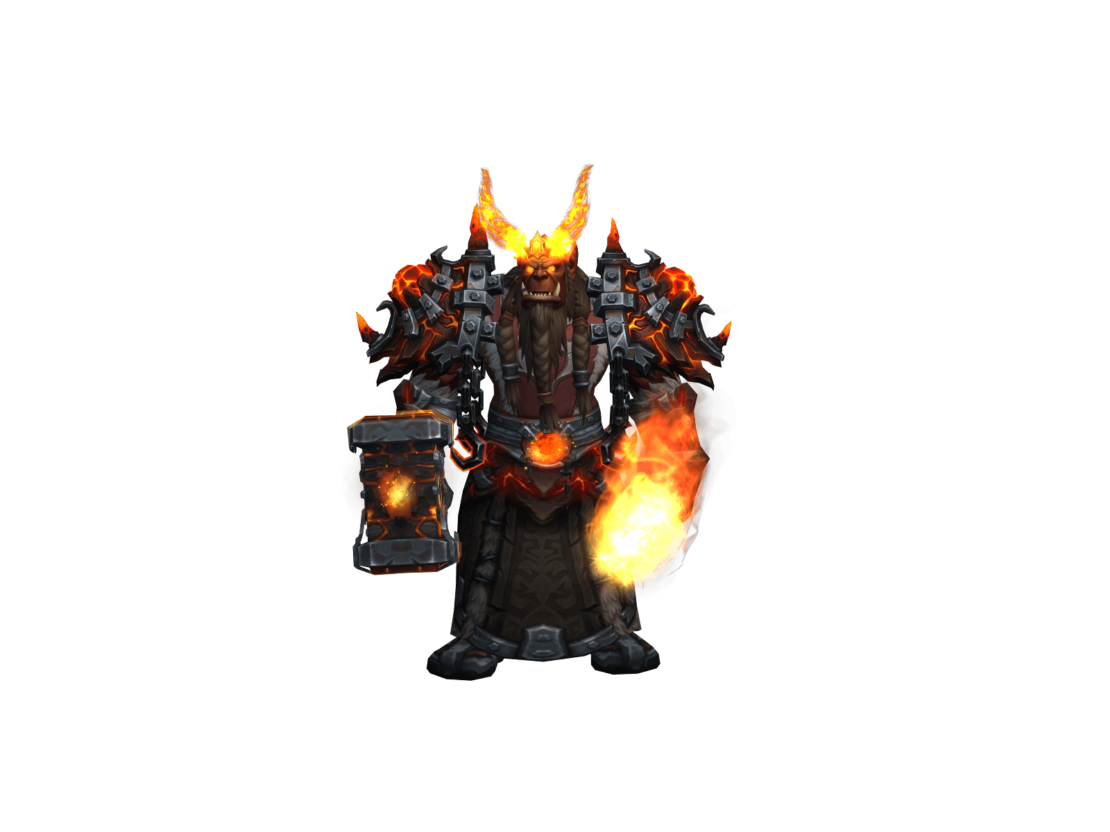 Full character render of Draktár