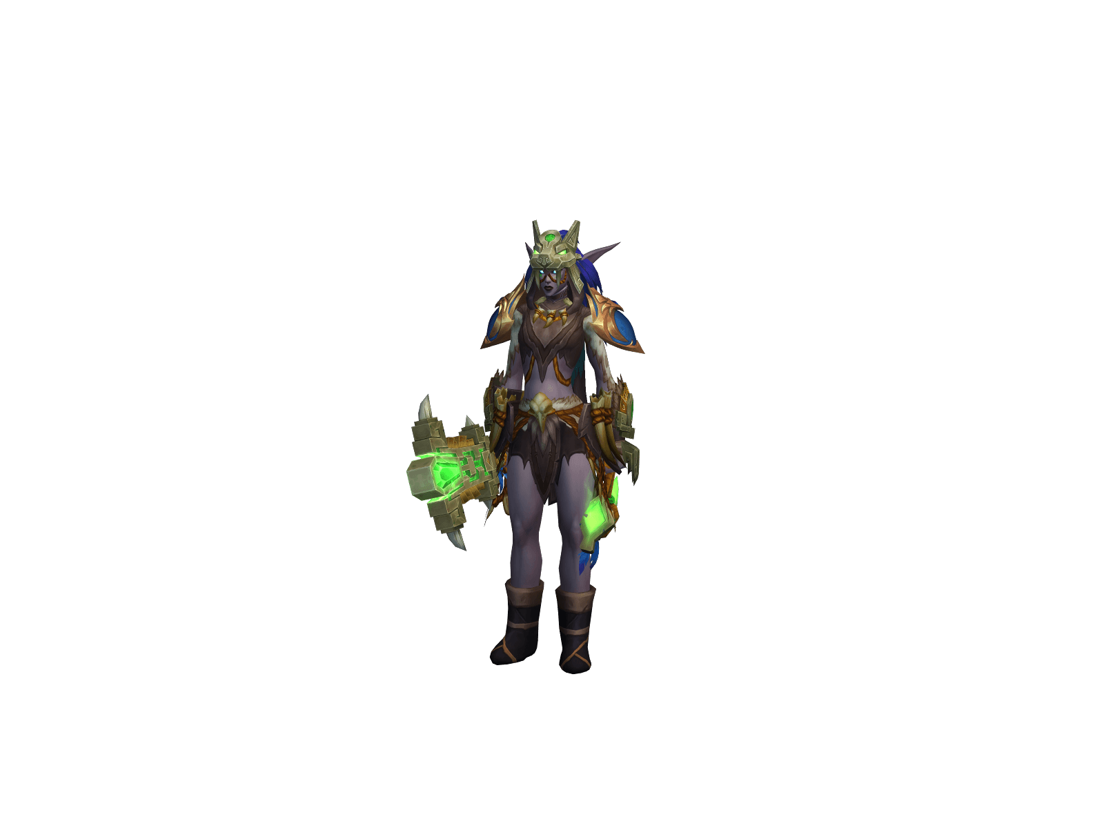 Full character render of Spám