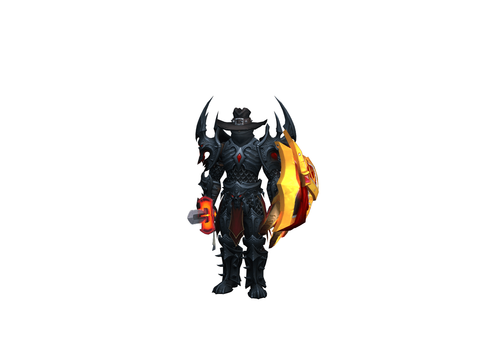Full character render of Мстительх