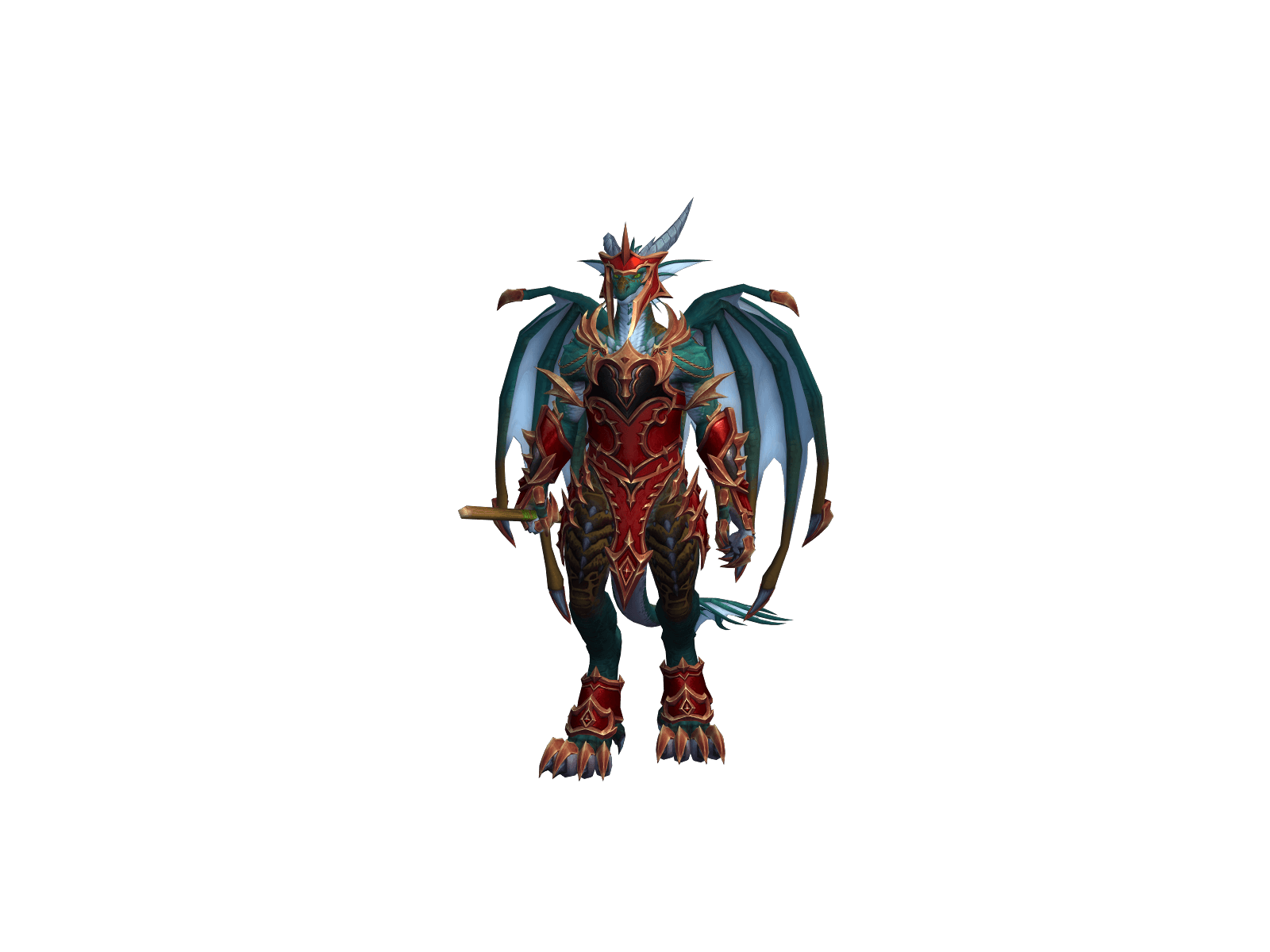Full character render of Quetzalcoâtl