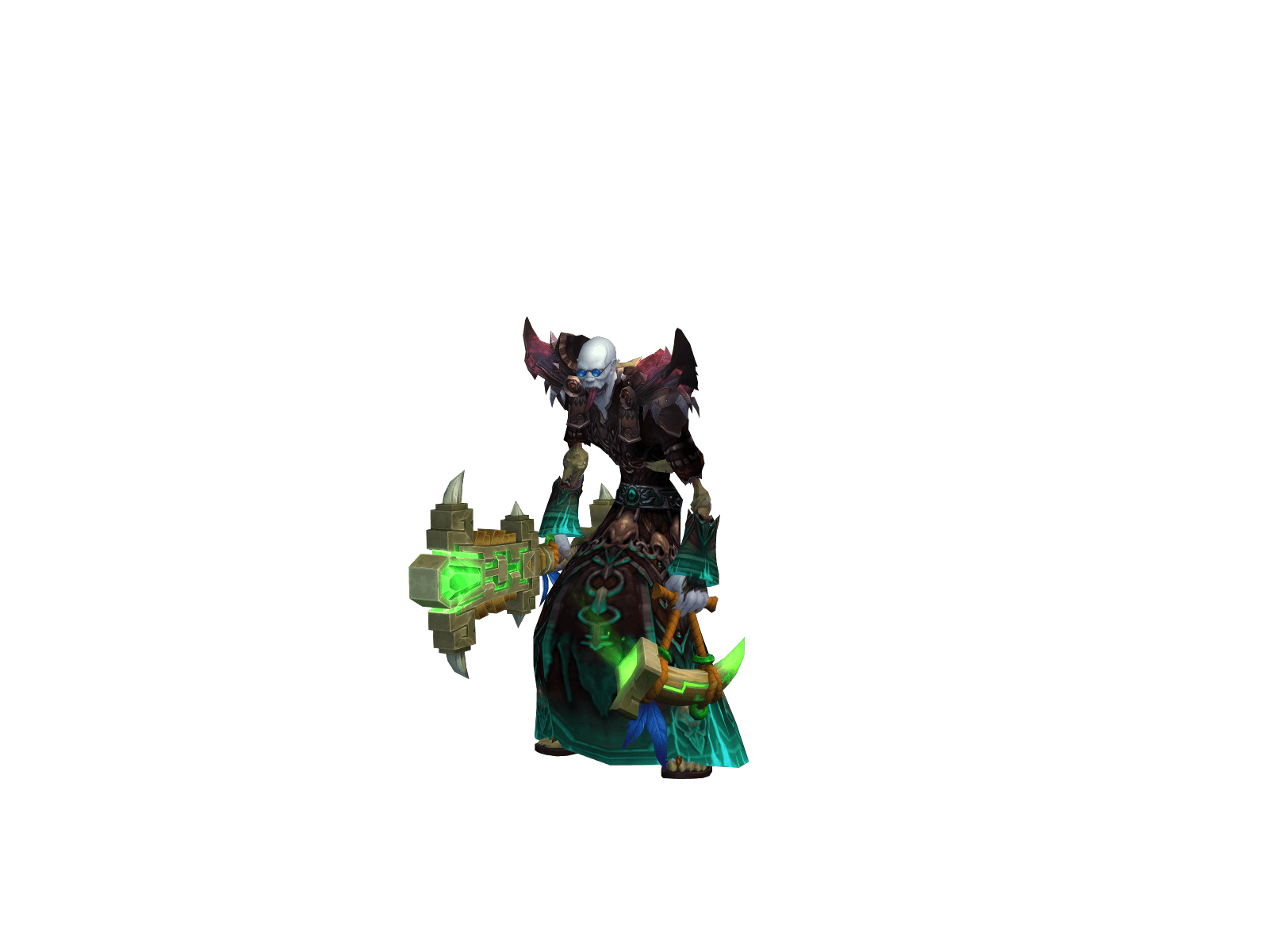 Full character render of Defaced