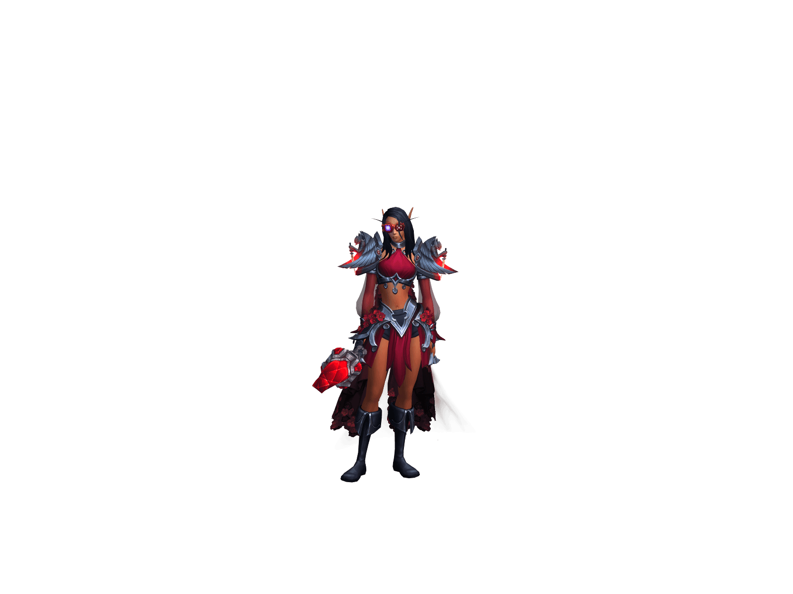 Full character render of Mentallyslow