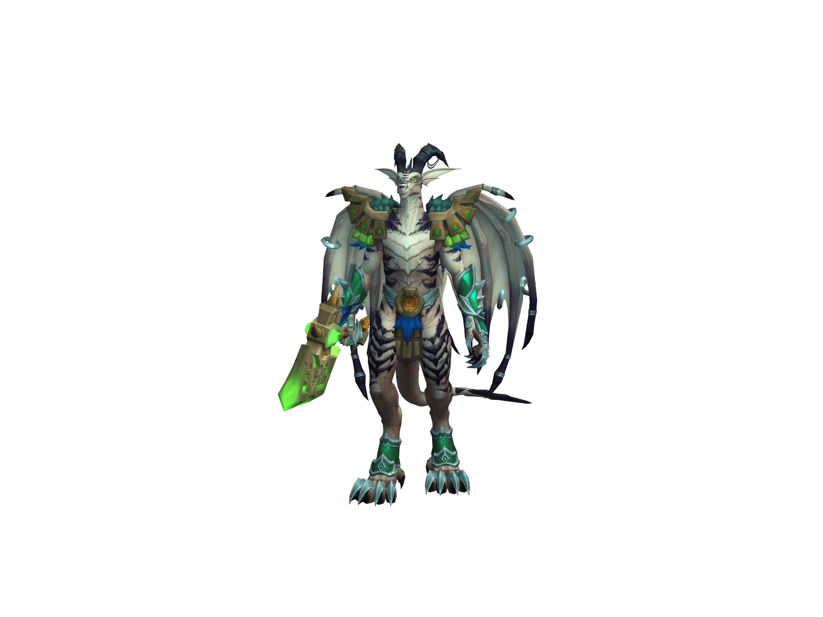 Full character render of Drakriss
