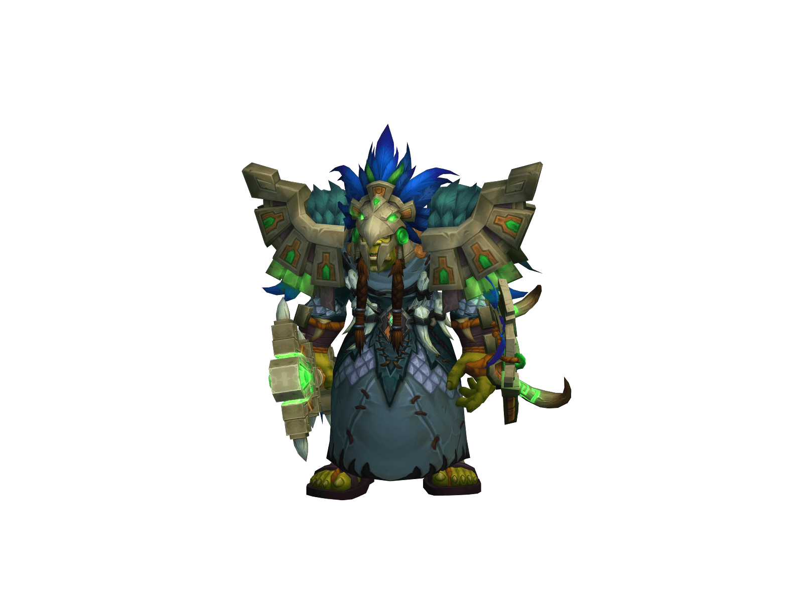 Full character render of Blover