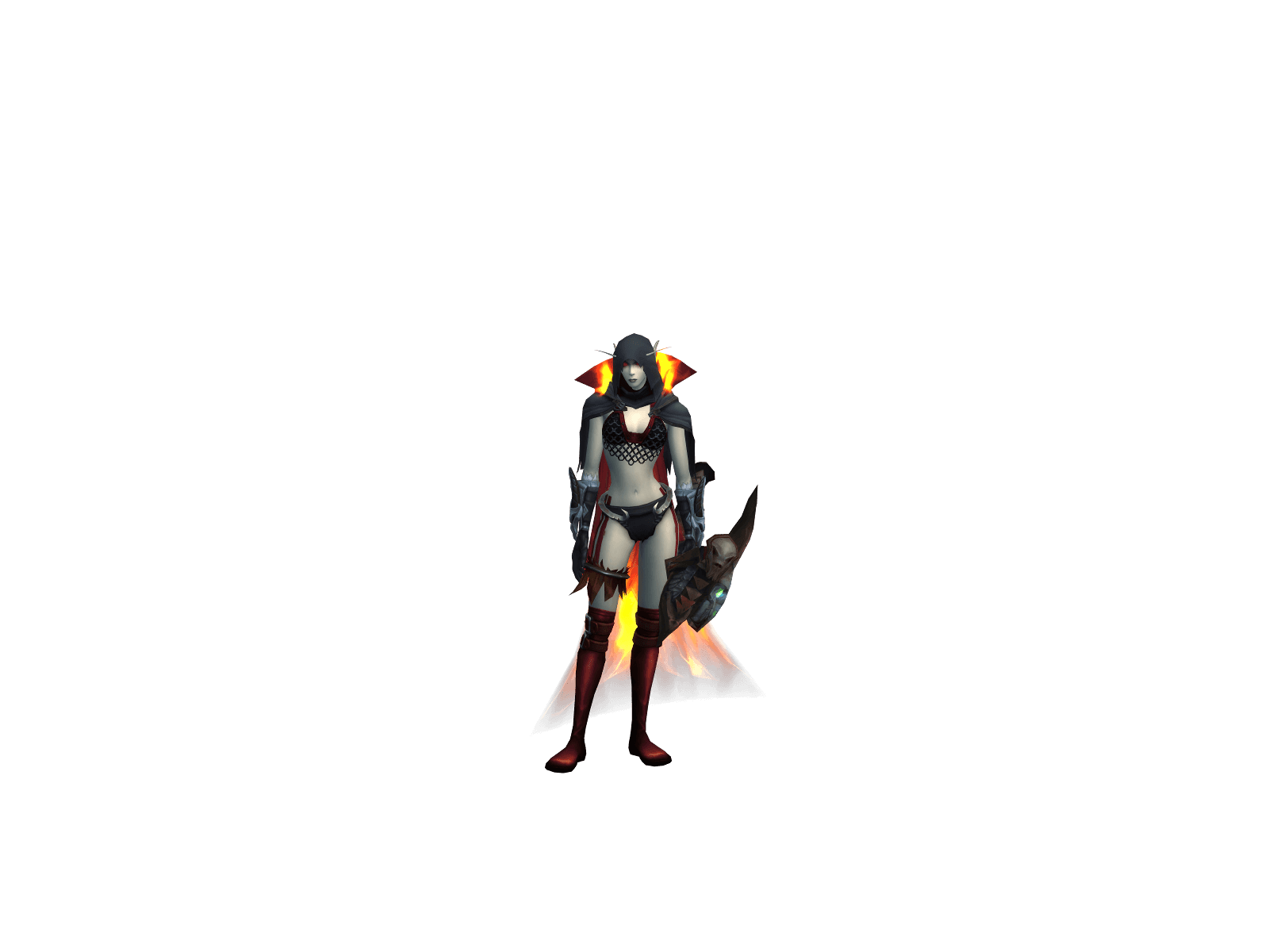 Full character render of Reinahunter
