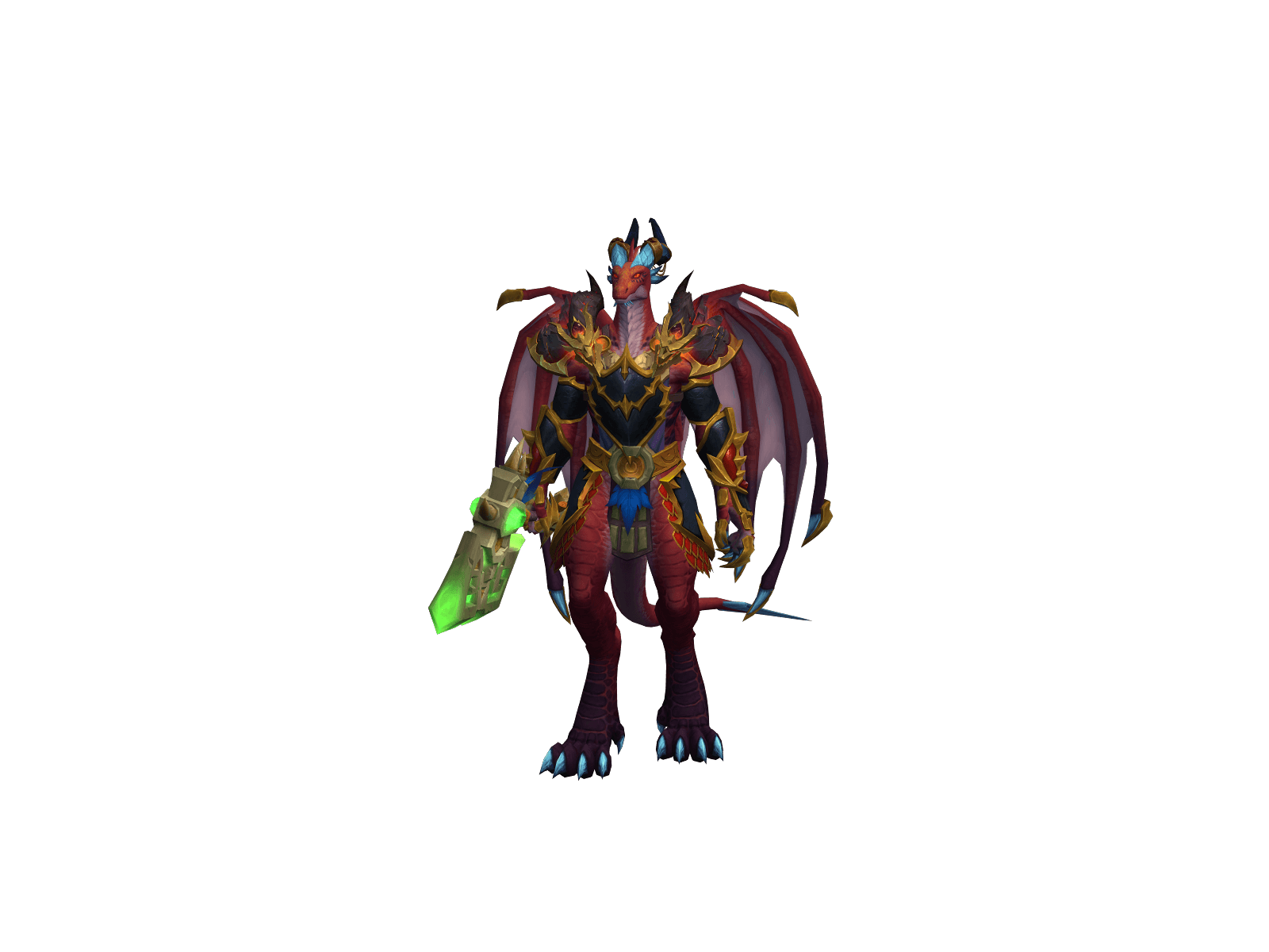 Full character render of Dramec