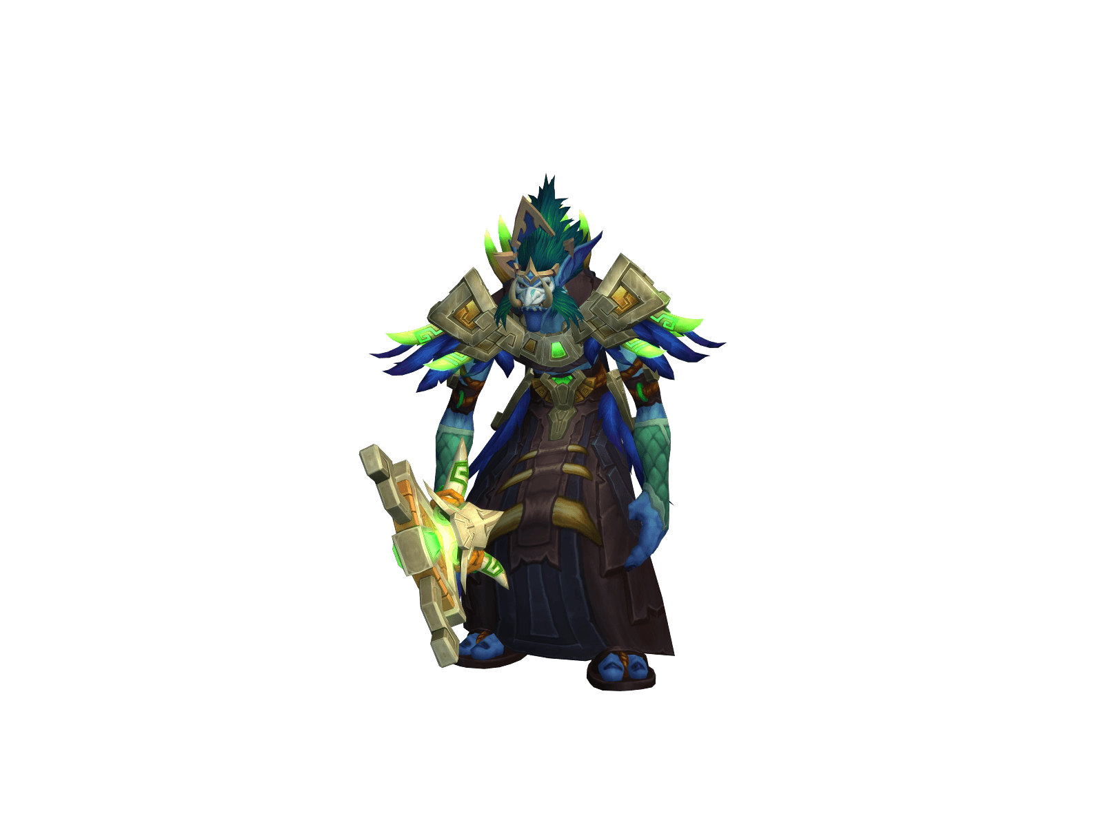Full character render of Bluespell