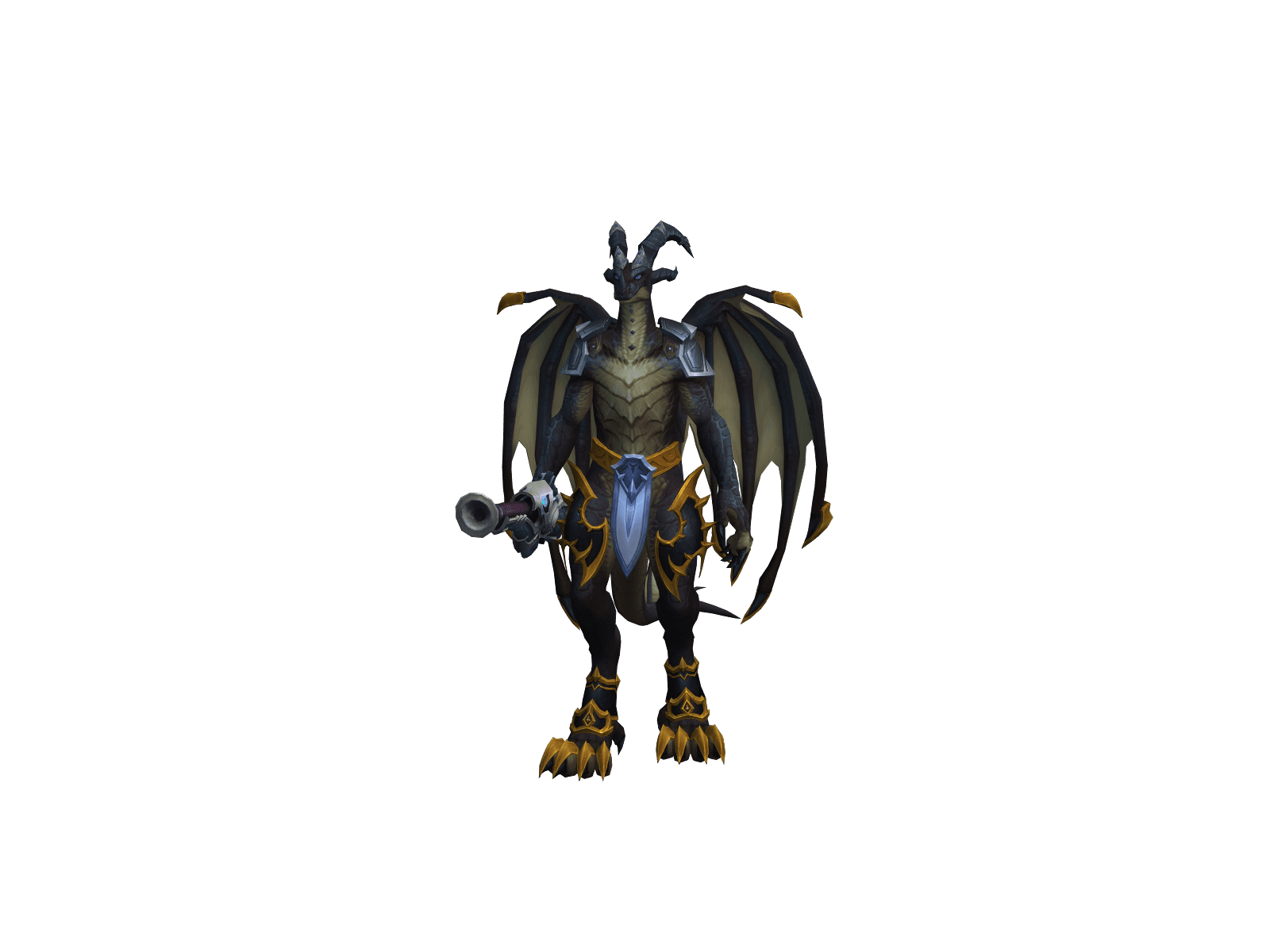 Full character render of Уголь