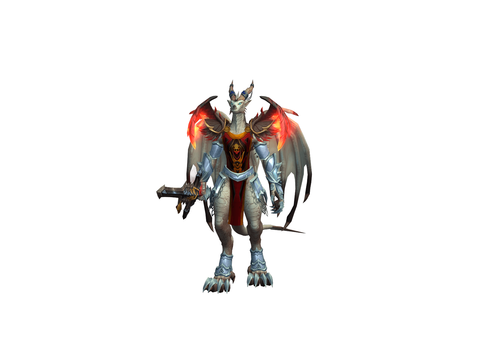 Full character render of Хилозавр