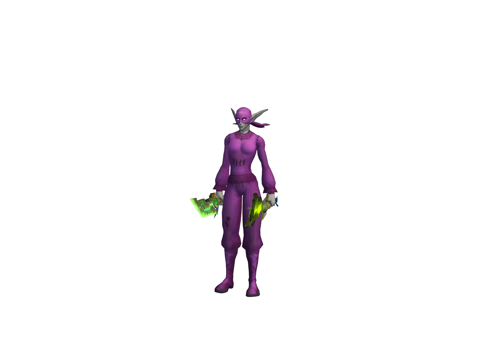 Full character render of Grêênthumb