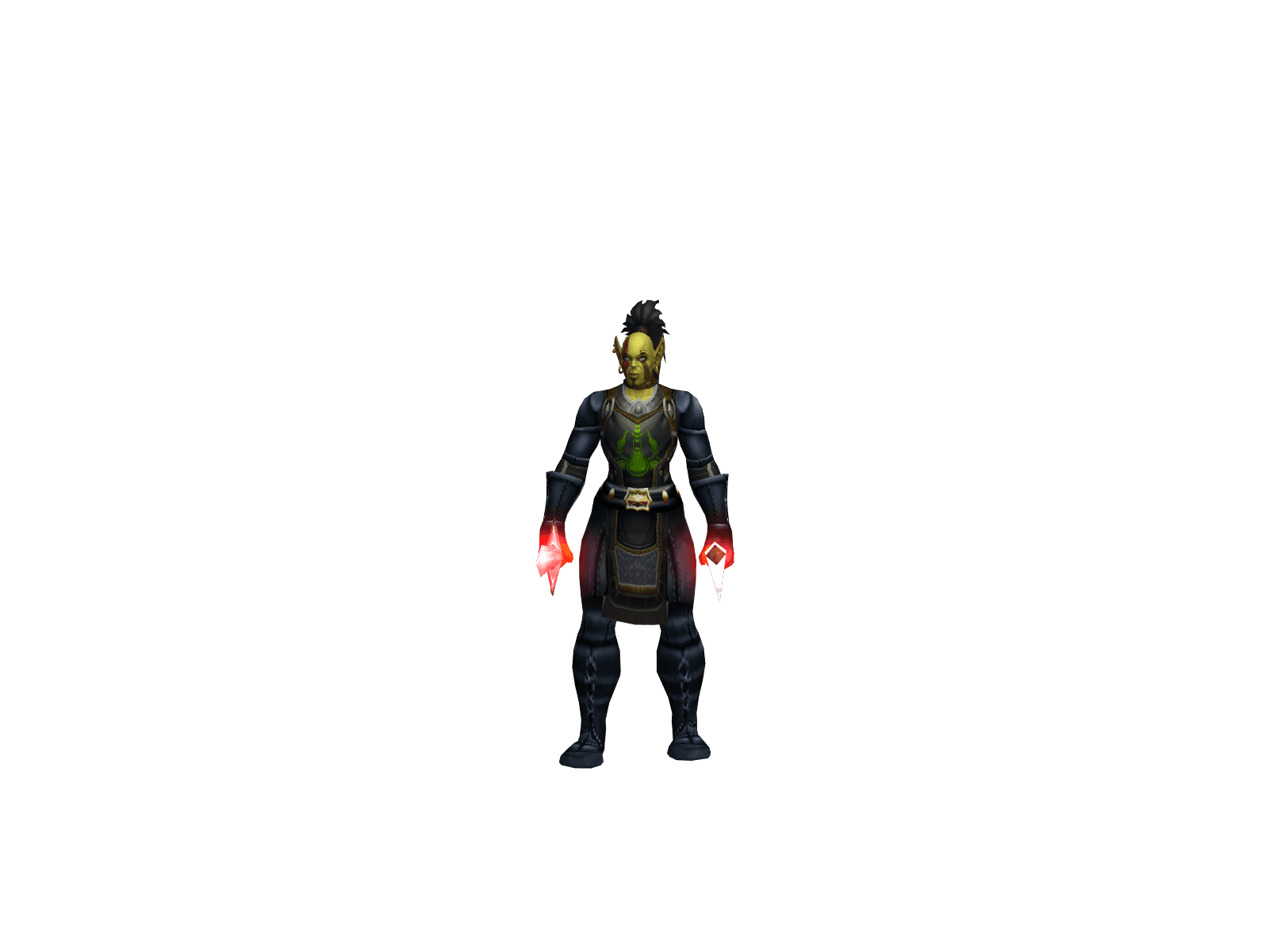 Full character render of Зомбй