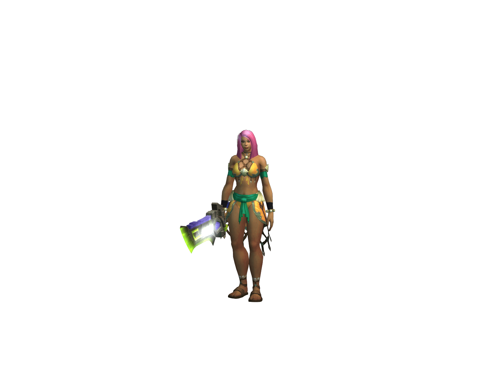 Full character render of Тестомяс