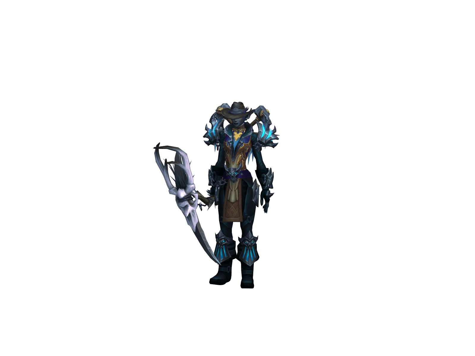 Full character render of Ганста