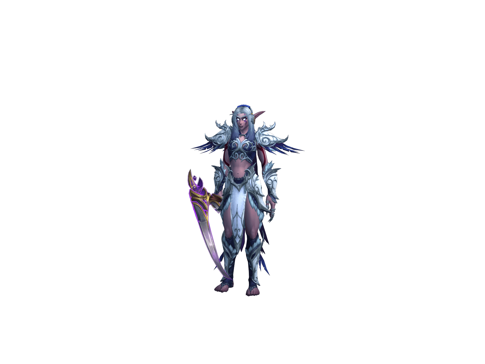 Full character render of Рэййнн