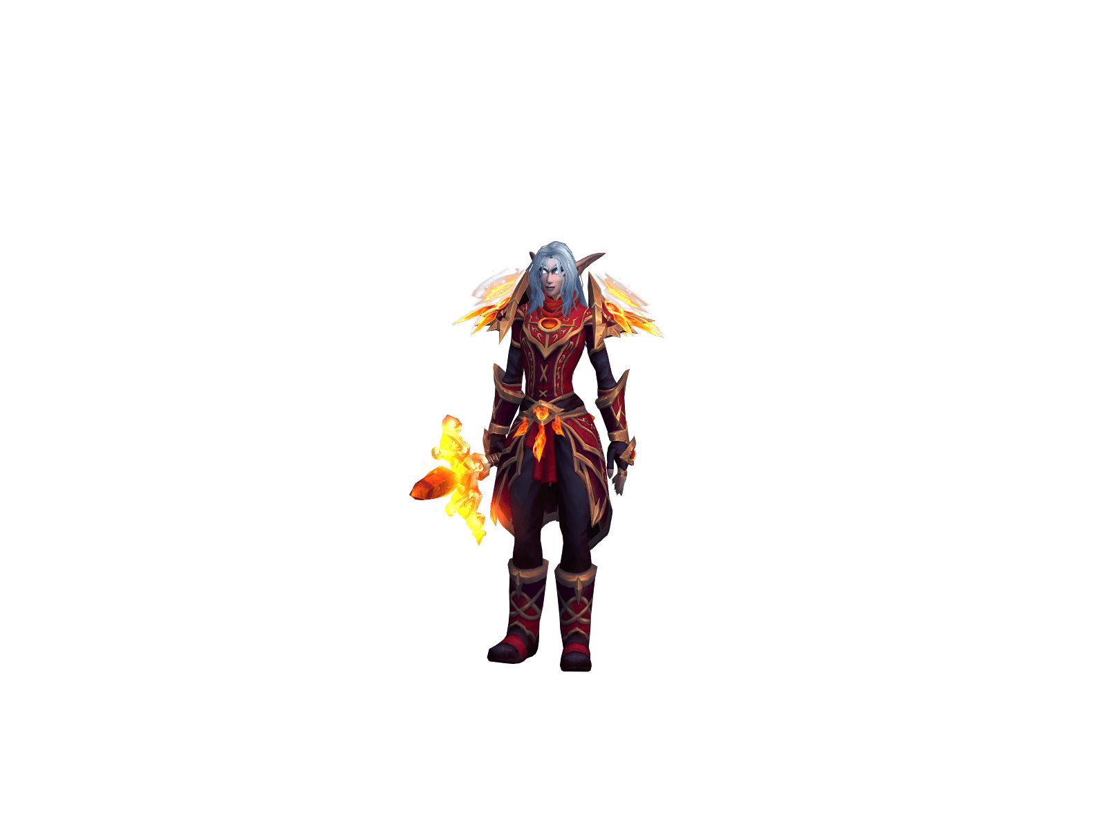 Full character render of Magicían