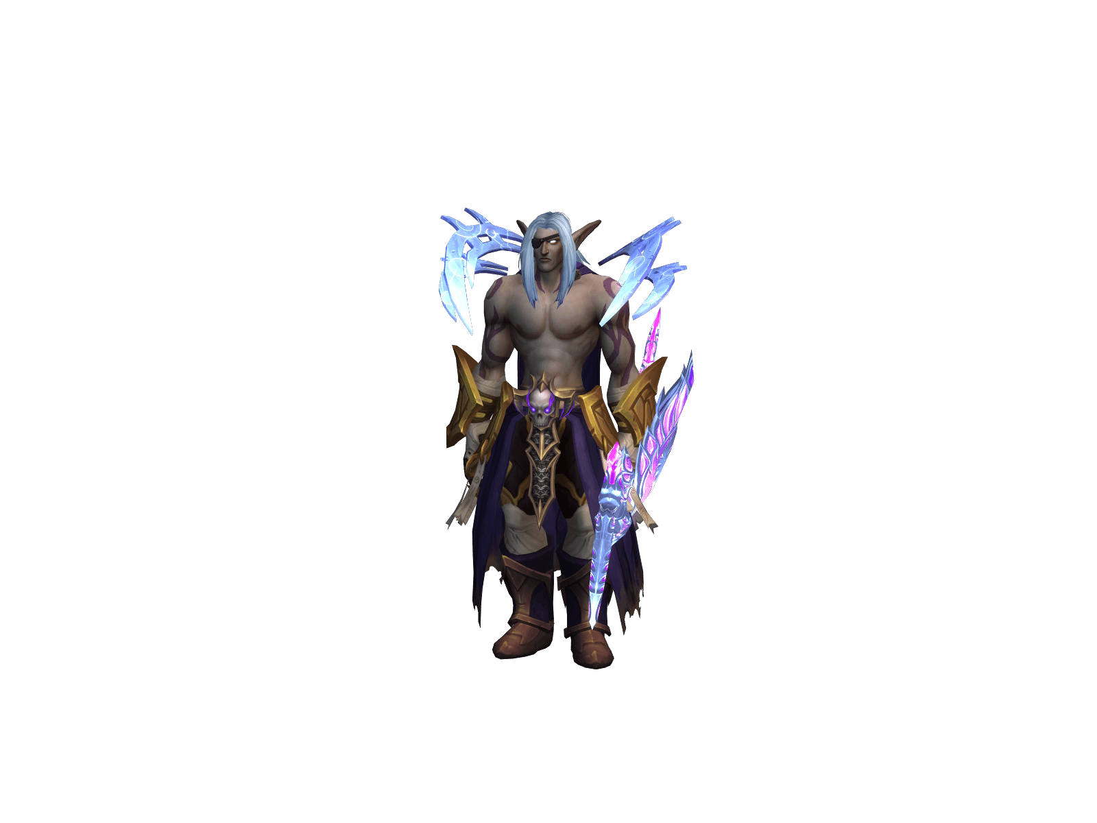 Full character render of Akaran