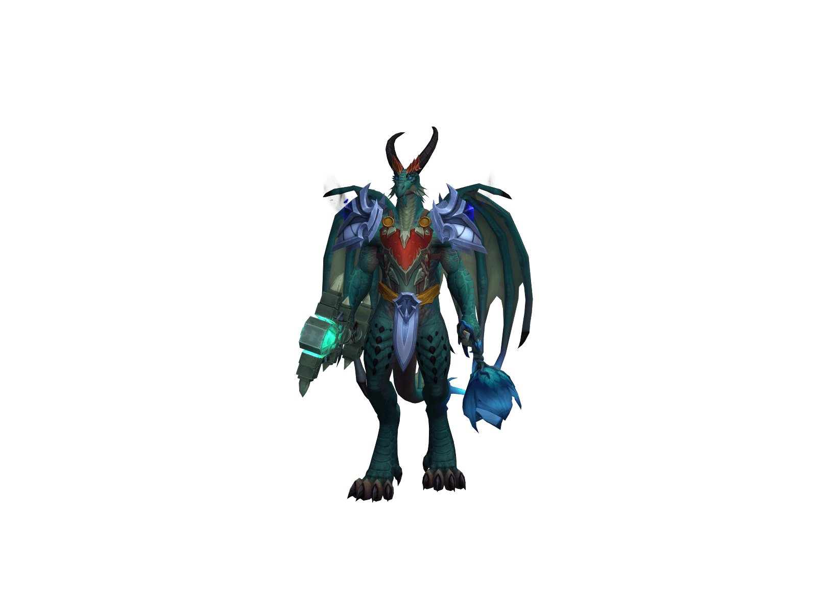 Full character render of Дрэгонайт
