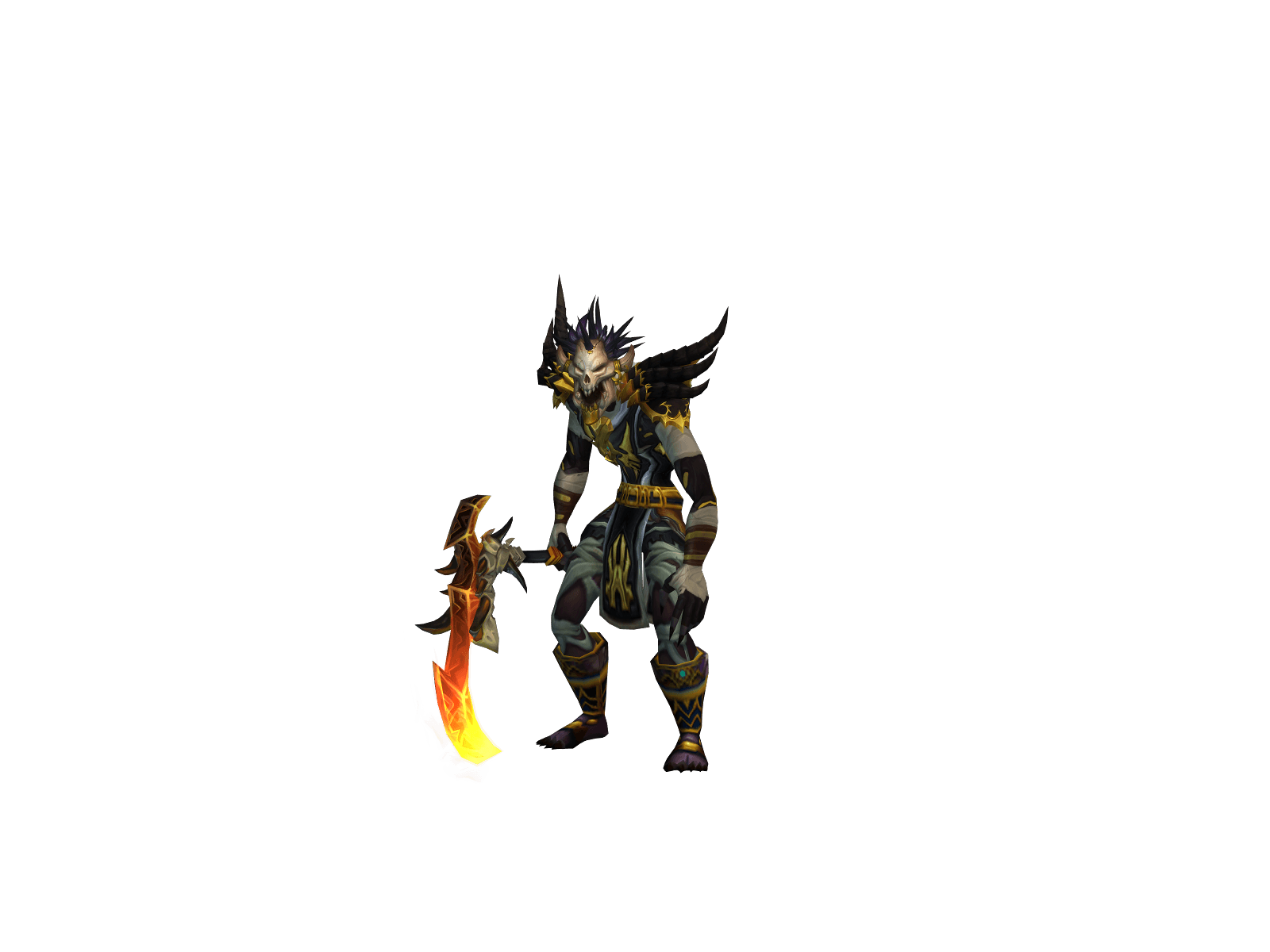 Full character render of Fireblood