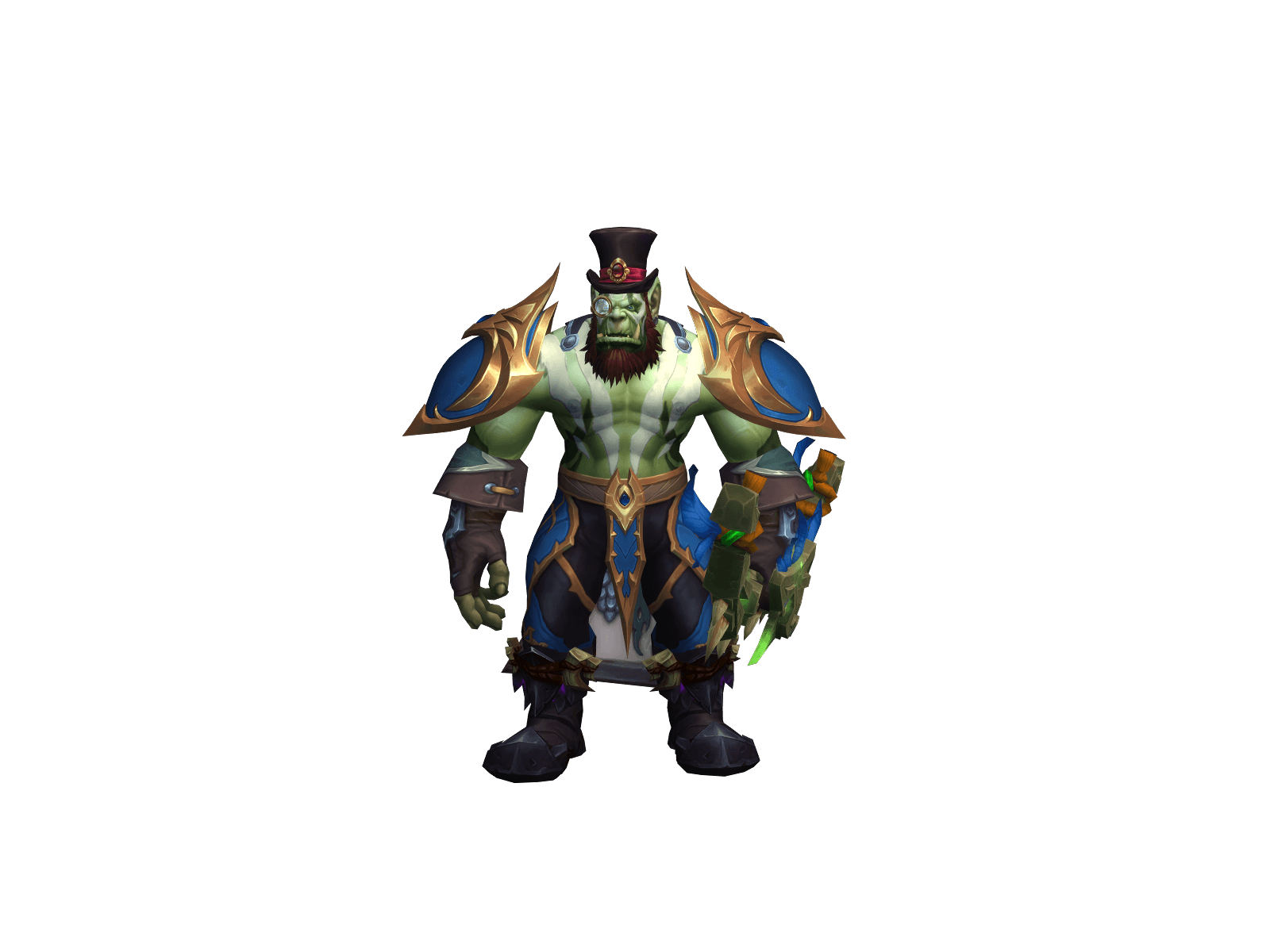Full character render of Pugging
