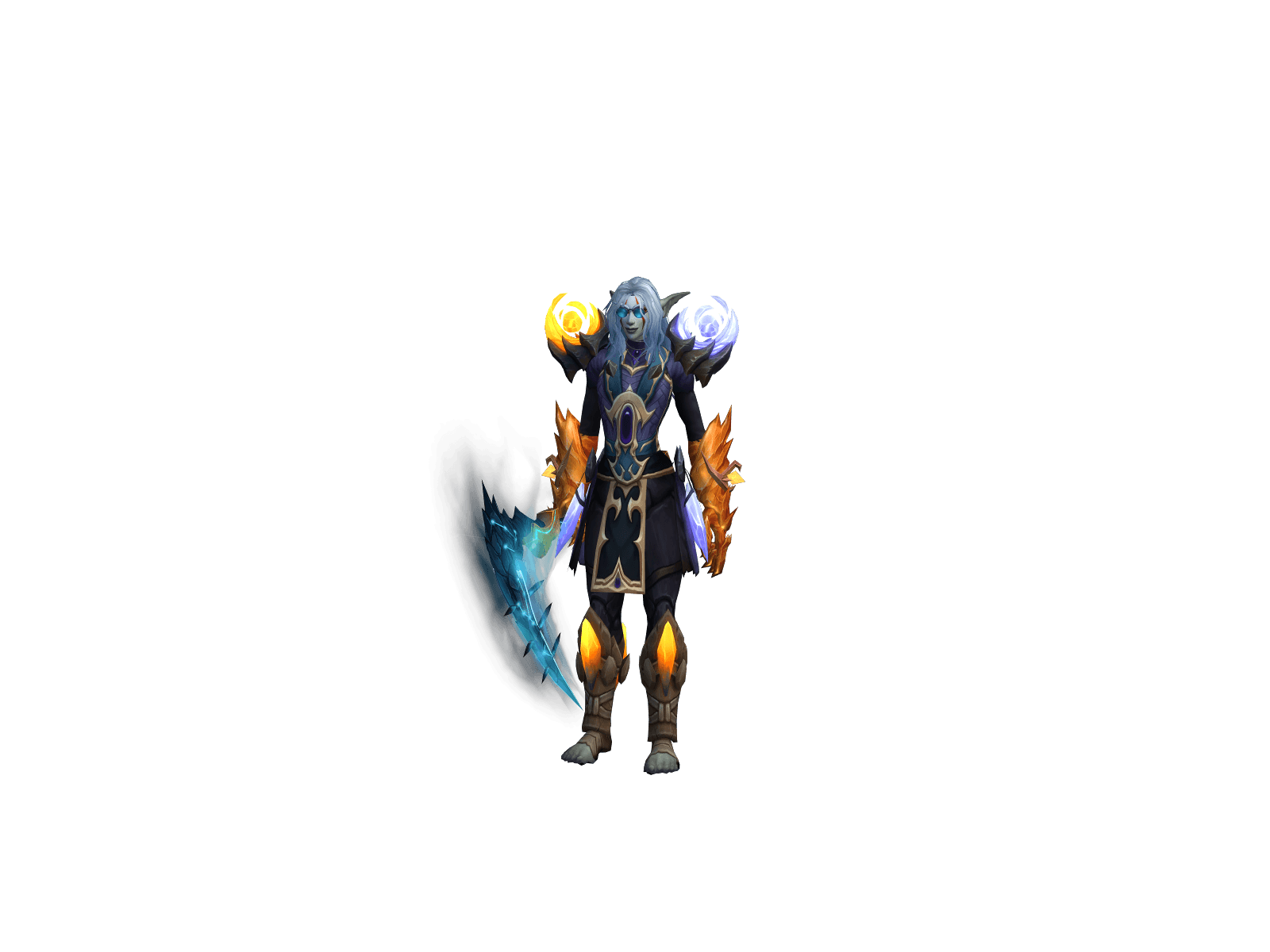 Full character render of Iskrá