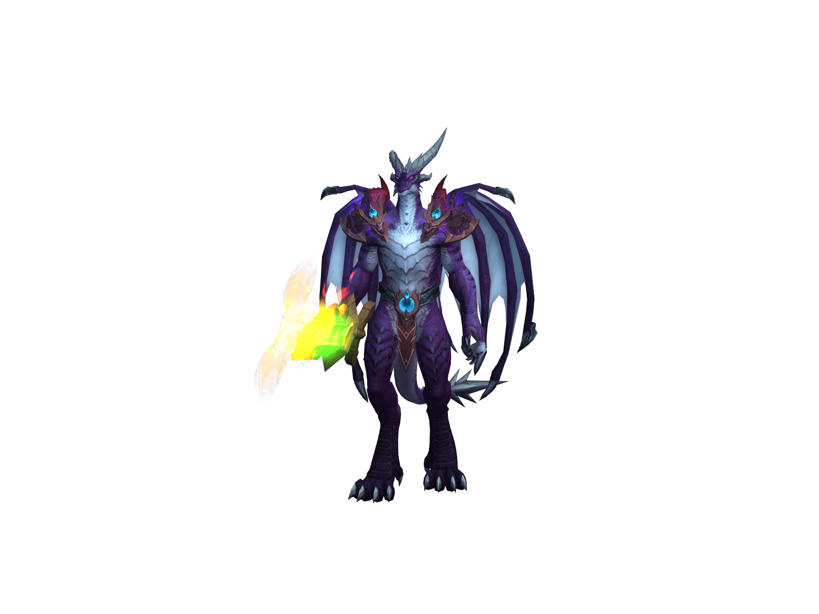 Full character render of Purplesack