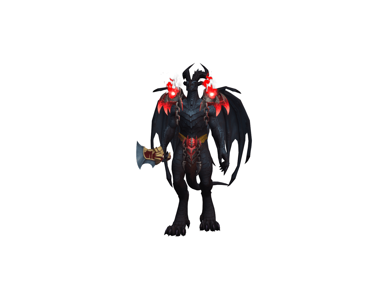 Full character render of Notafurryx
