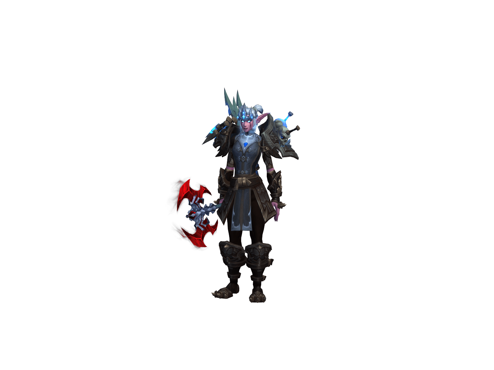 Full character render of Drakona