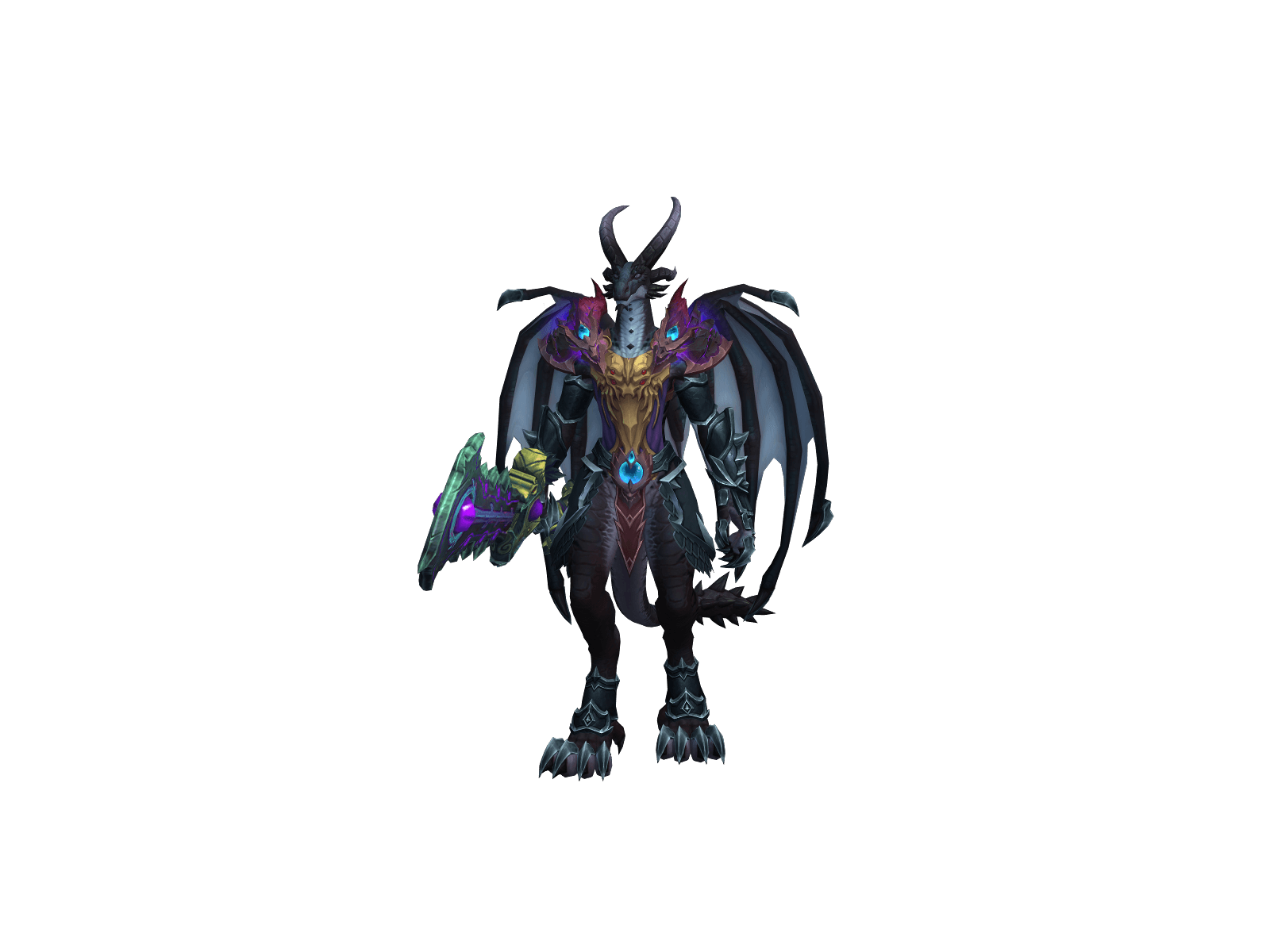 Full character render of Elvarg