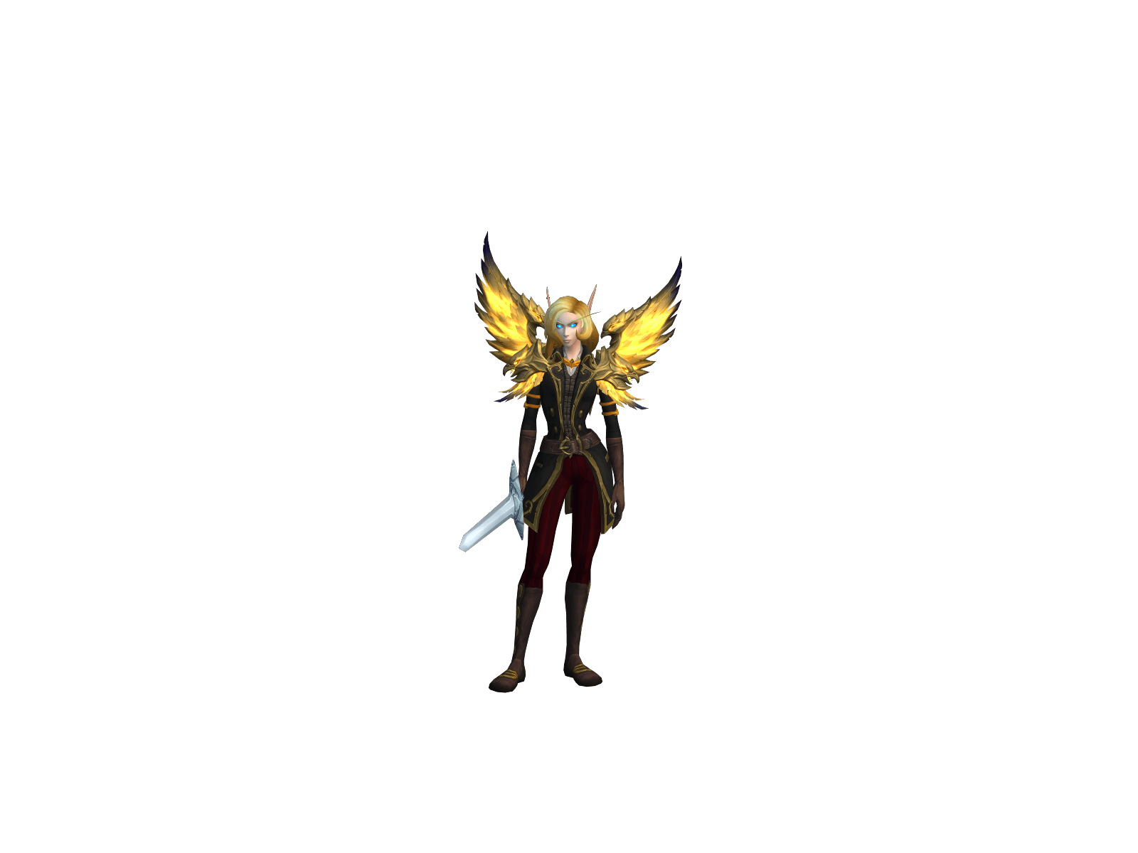 Full character render of Pusswings