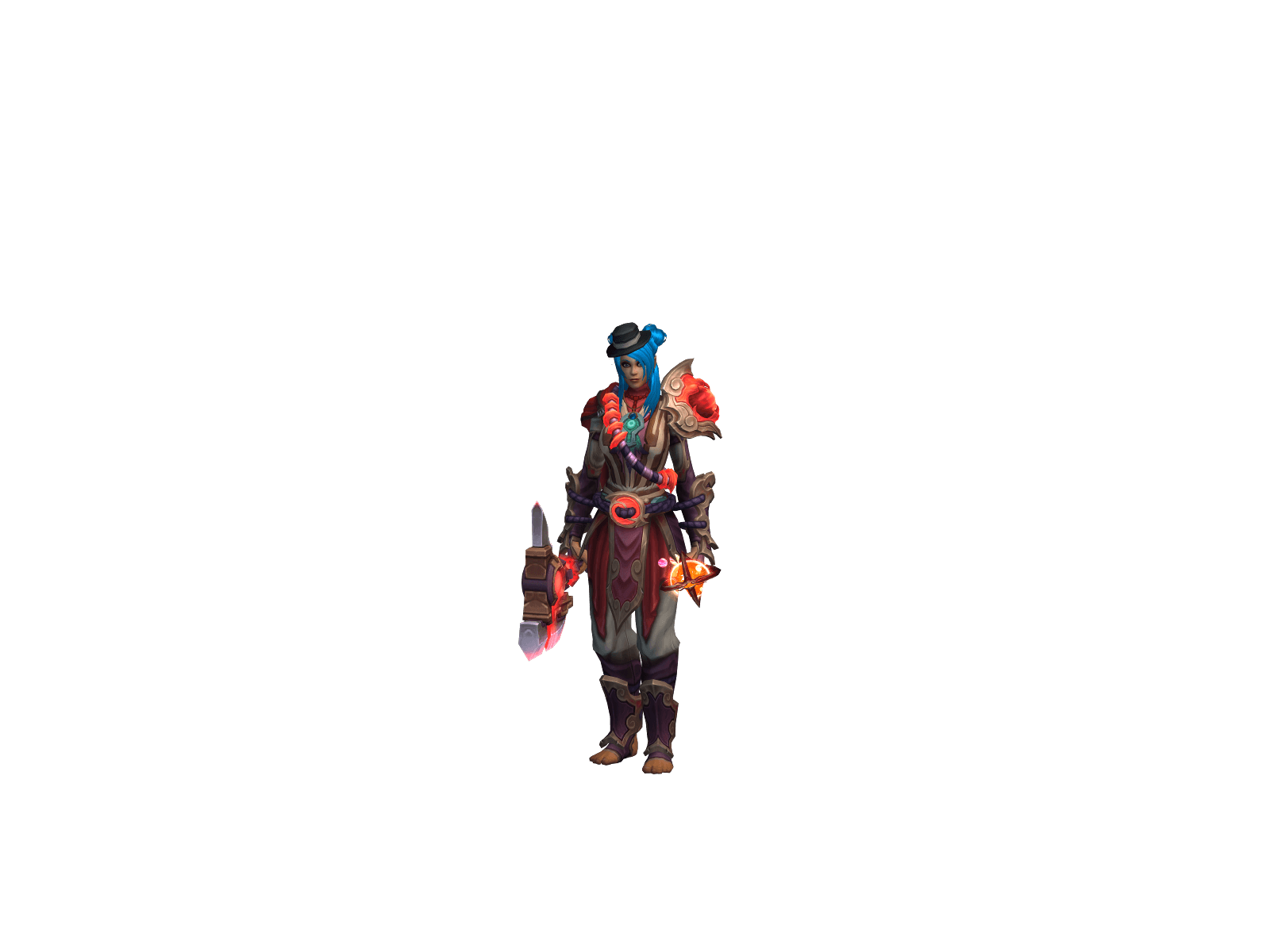 Full character render of Zkywalker