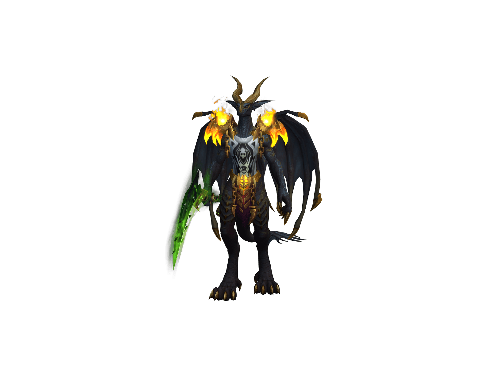 Full character render of Draconicpet