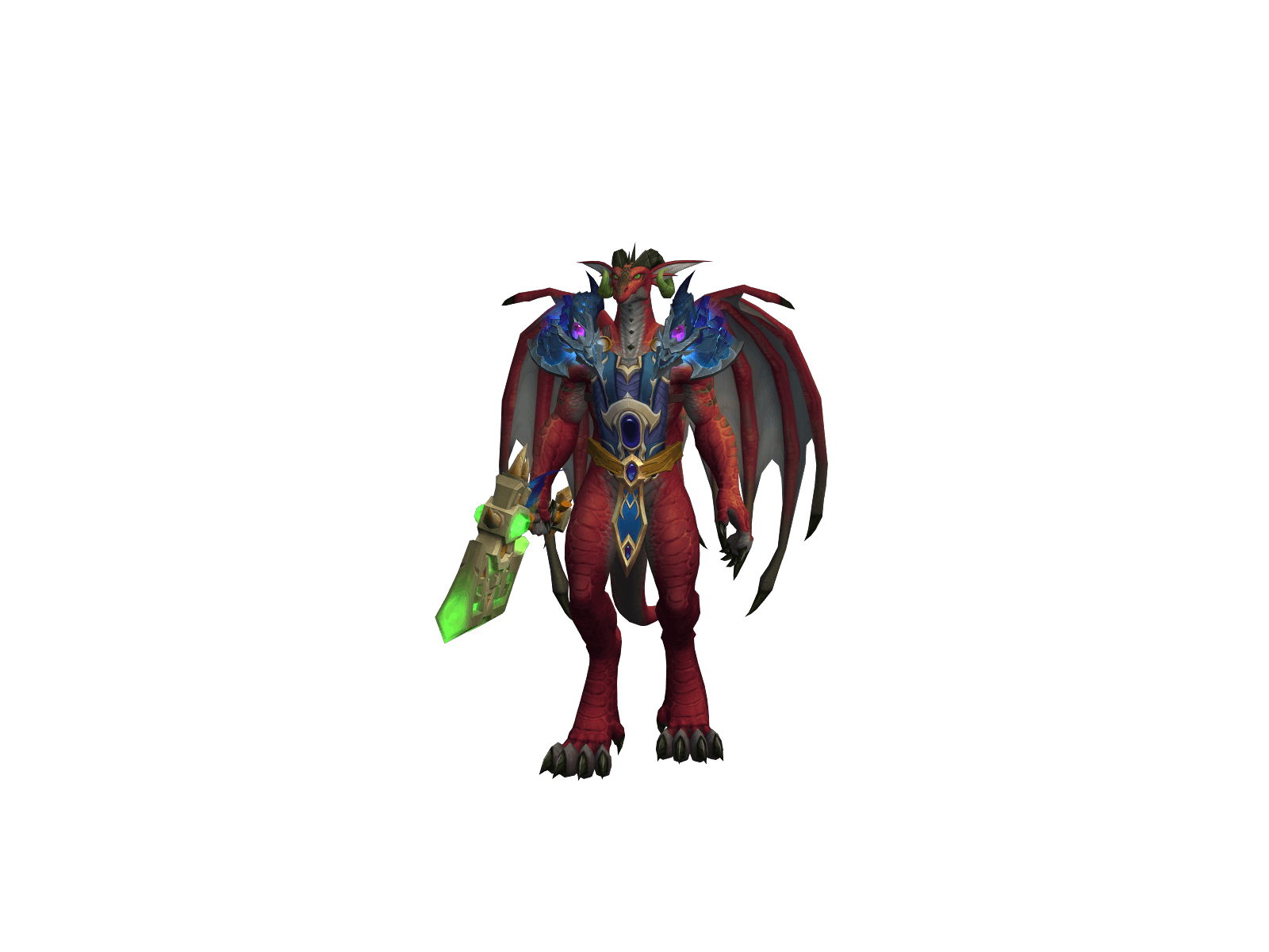 Full character render of Drakharu