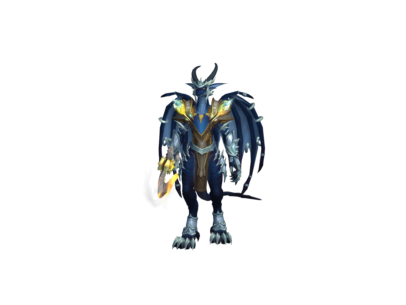 Full character render of Wintèrwývern