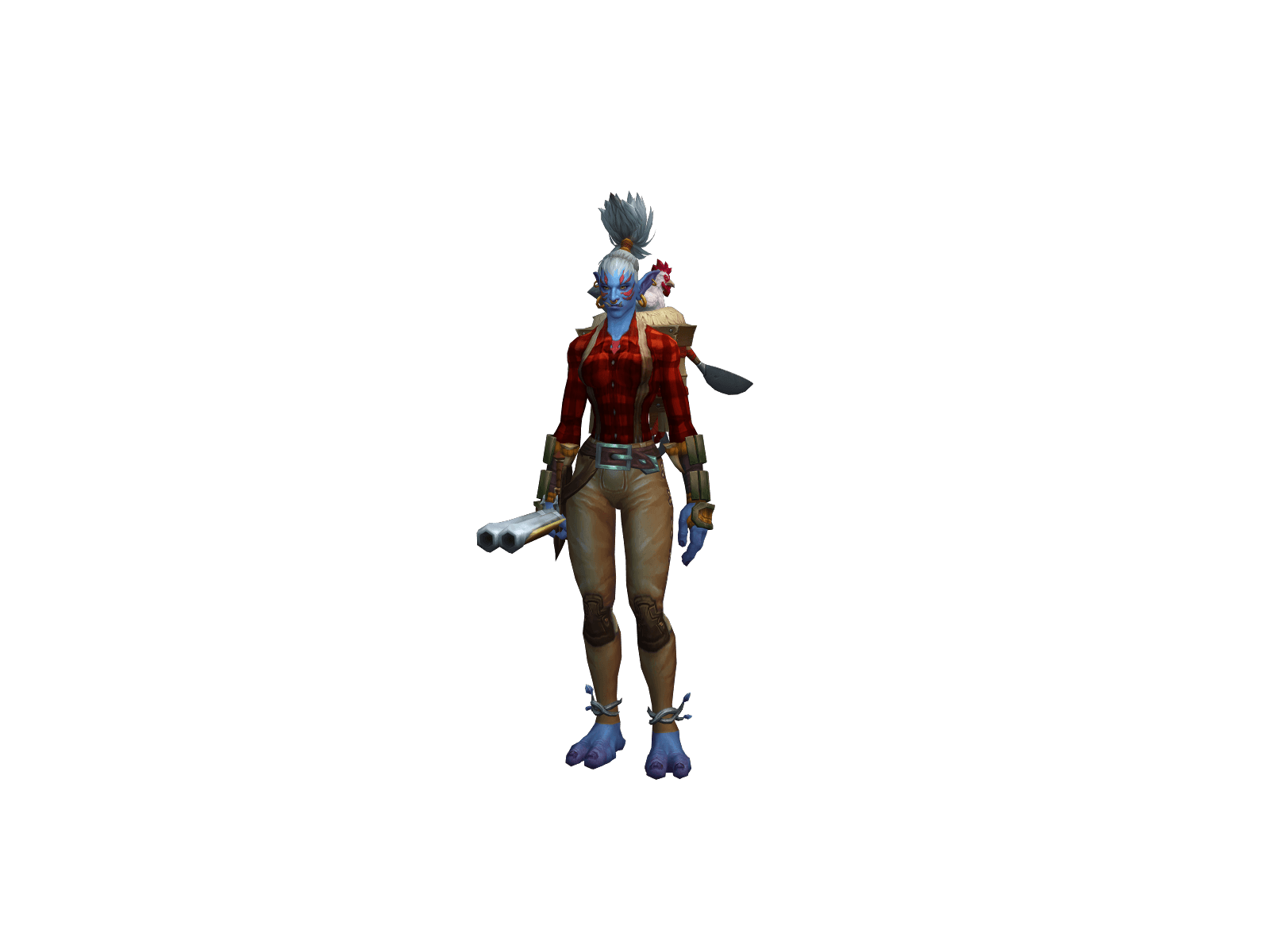 Full character render of Gingy