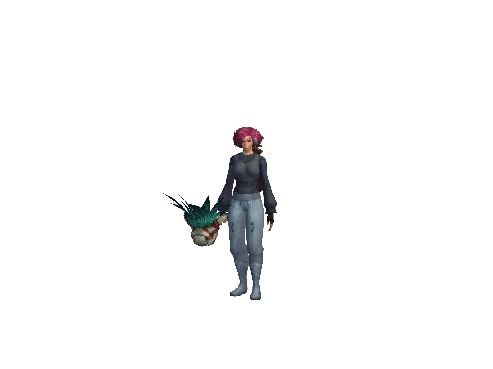 Full character render of Qdemage