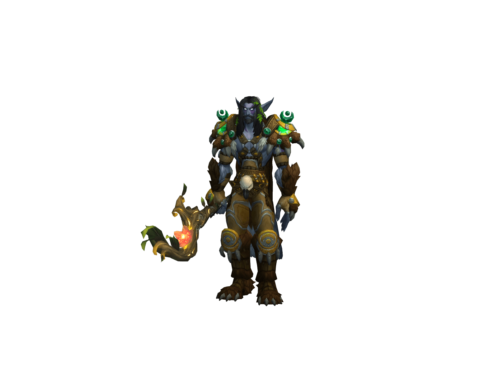 Full character render of Geendruid