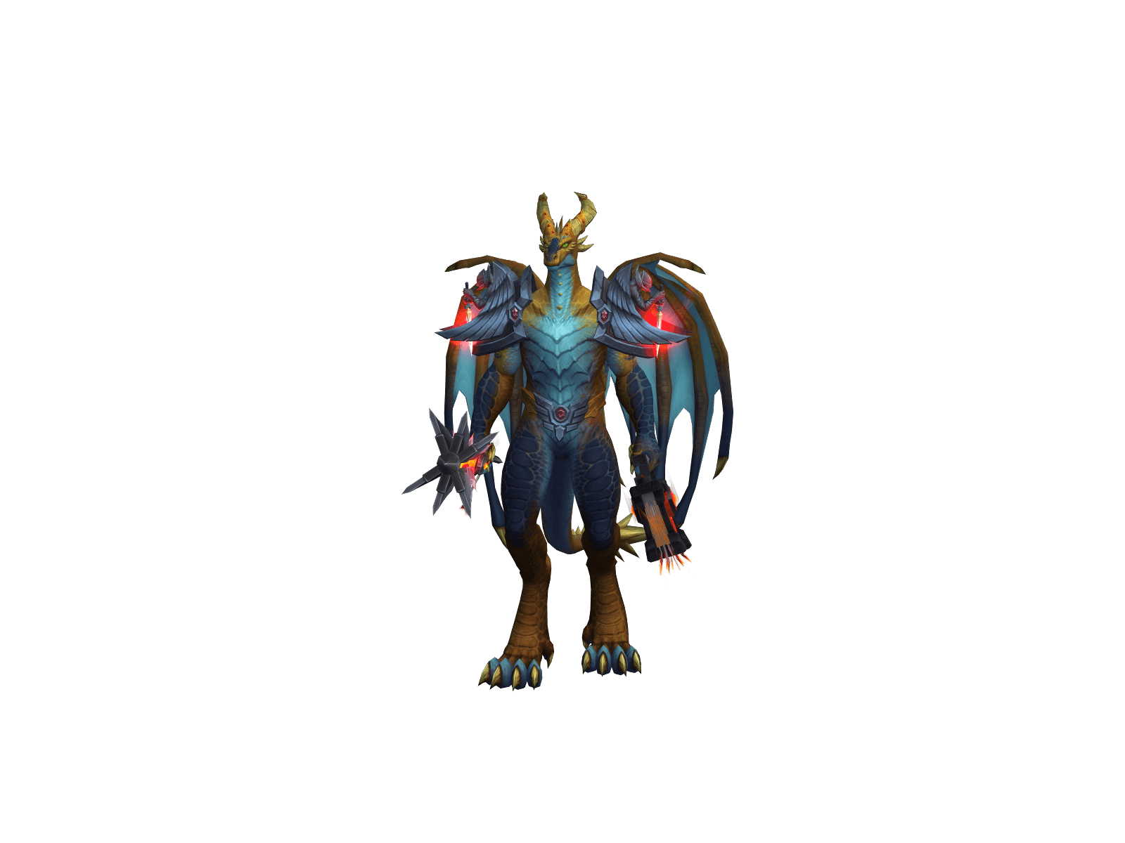 Full character render of Drakedawgx