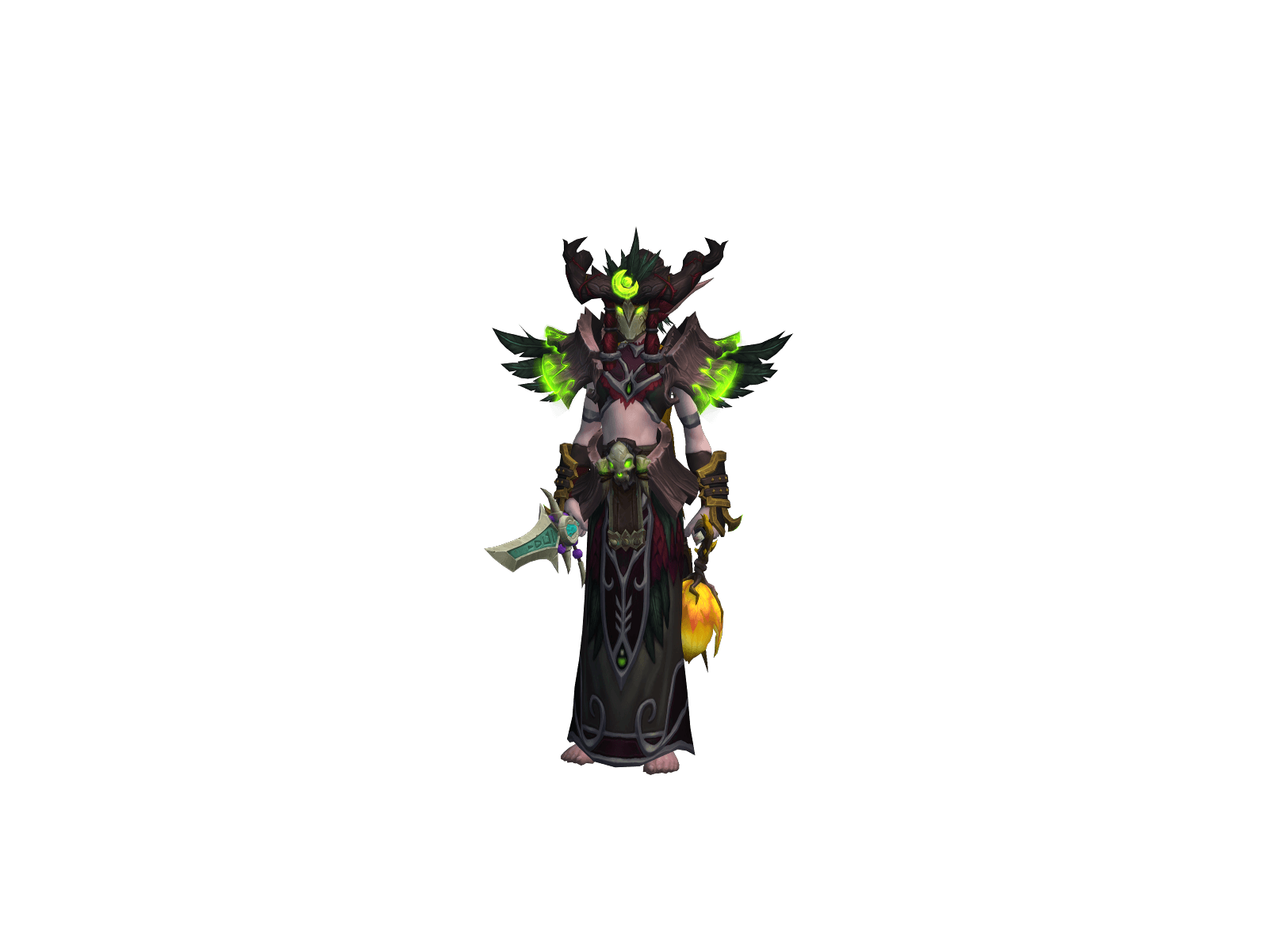 Full character render of Defaultdru