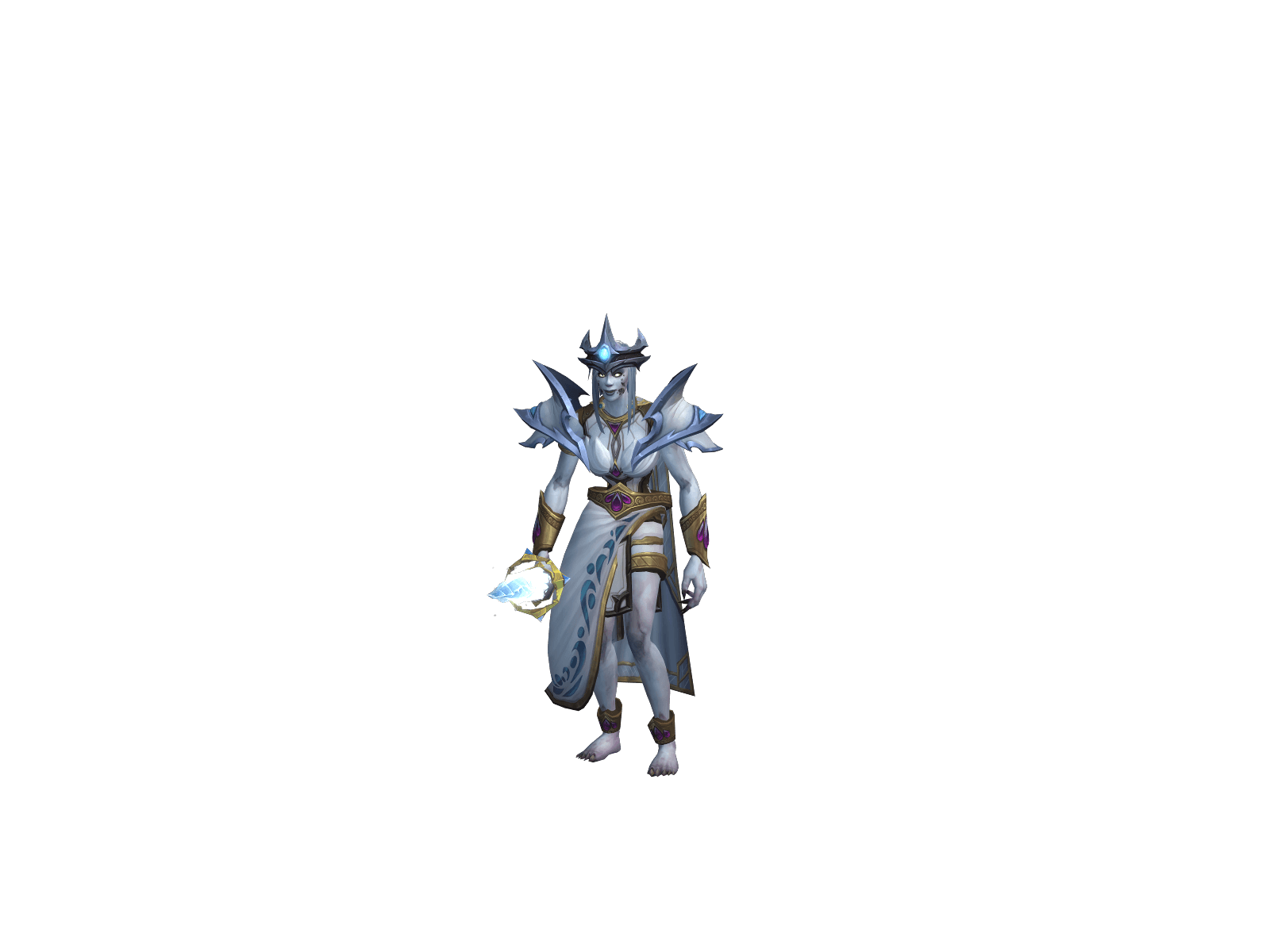 Full character render of Tetrahedron