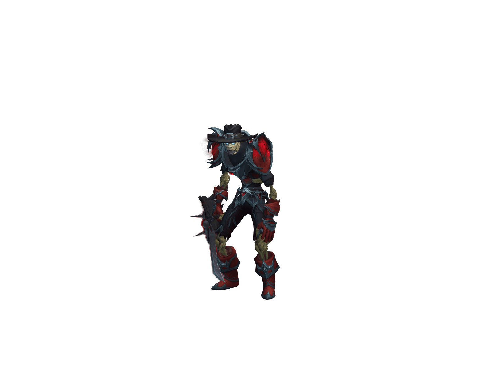 Full character render of Pveclown